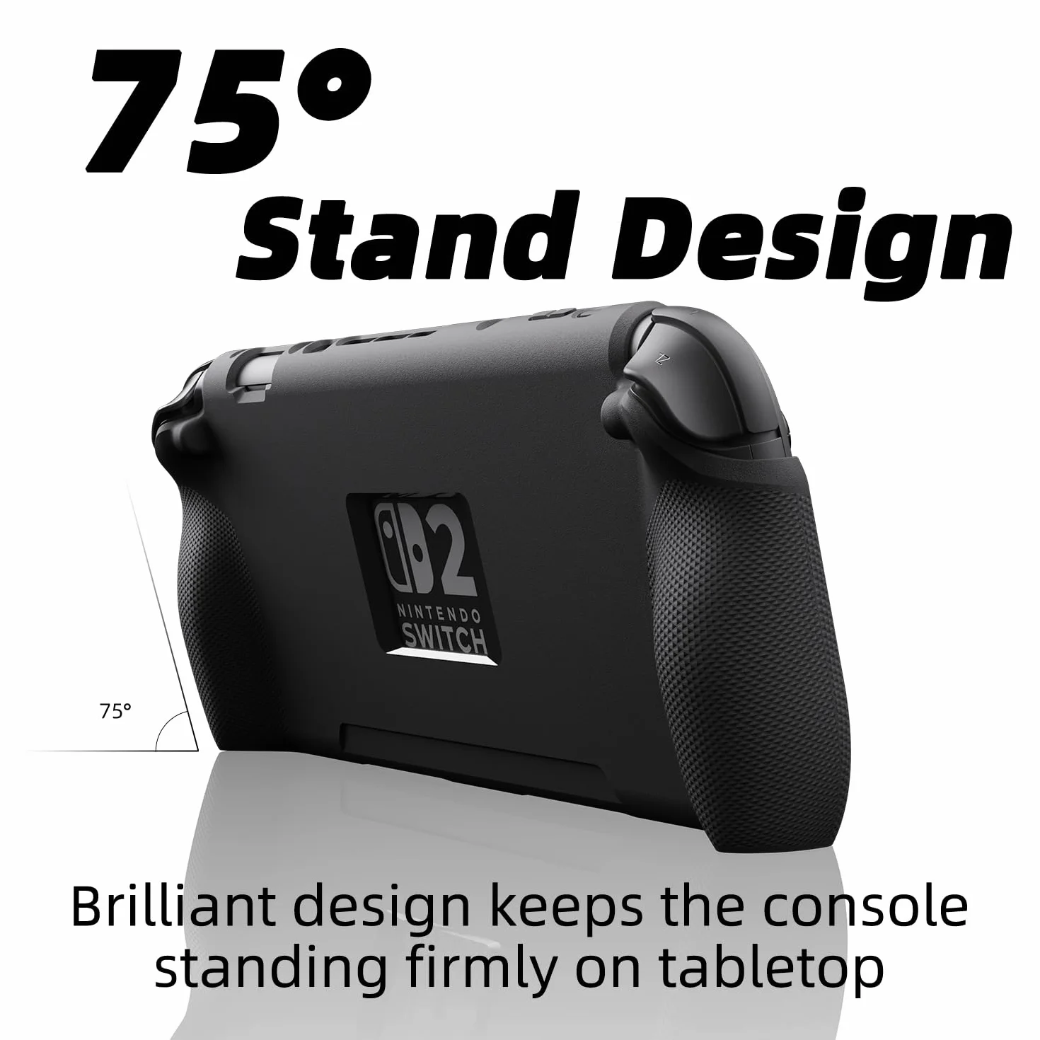 Savage Raven by Skull & Co. Pakiet StandGrip do Nintendo Switch 2: Ochronne etui z teksturowanymi uchwytami Pełna ochrona, odporna na wstrząsy antypoślizgowa i odporna na zarysowania osłona (z walizką