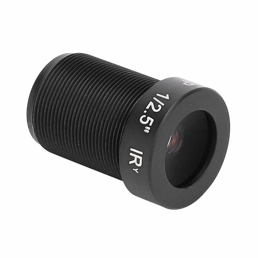 Obiektyw aparatu 5 MP Obiektyw szerokokątny HD do monitoringu 6 mm, stała ogniskowa, proporcje 1/2,5, wsporniki M12