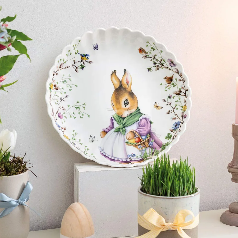 Villeroy und Boch Spring Fantasy duża, Emma, miska na słodycze, porcelana premium, 30 x 6 cm, kolorowa, 30 x 6 cm