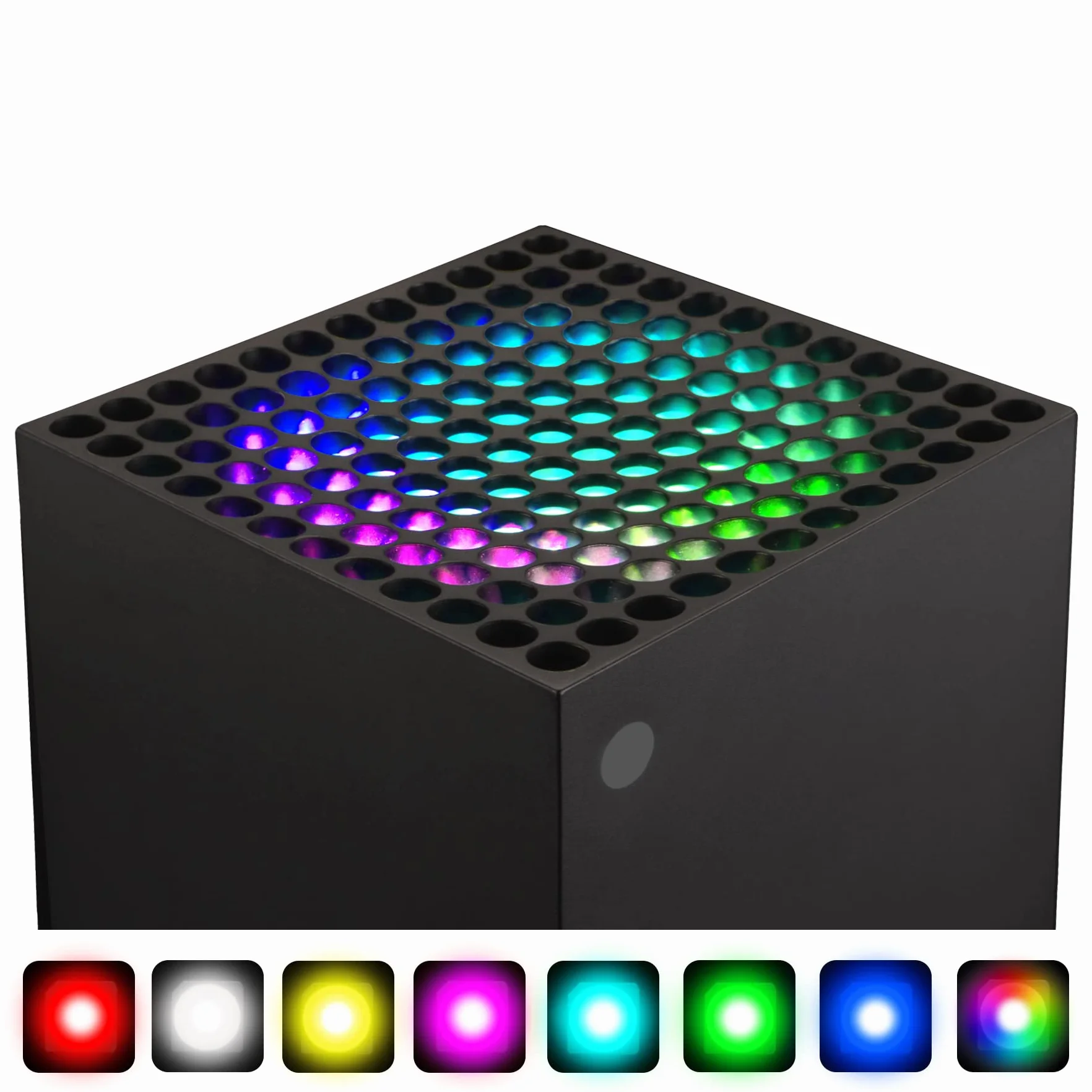 eXtremeRate PlayVital RGB LED Kit do Xbox Series X, 7 Kolorów 29 Efektów, Elastyczne Taśmy Świetlne Zestaw z IR Remote