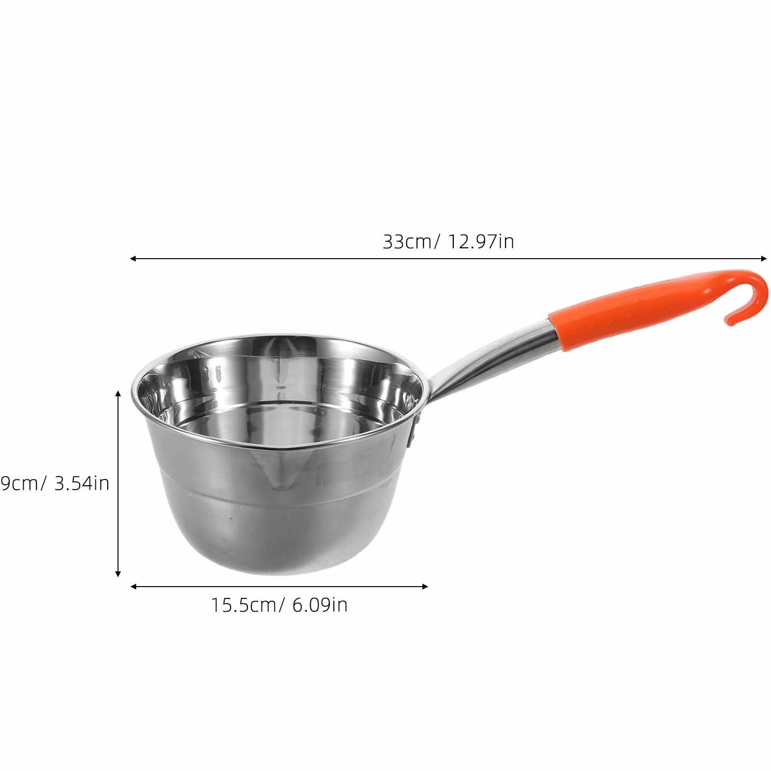 COLLBATH Łyżka chochla stalowa czerpak do wody 14 cm