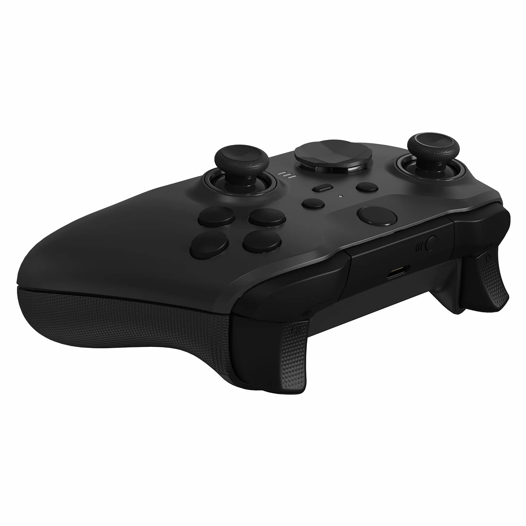 eXtremeRate Czarny Wymiana Przyciski dla Xbox One Elite Series 2 Controller, LB RB LT RT Zderzaki Spusty ABXY Start Back Sync Profile Switch dla Xbox One Elite V2 Controller