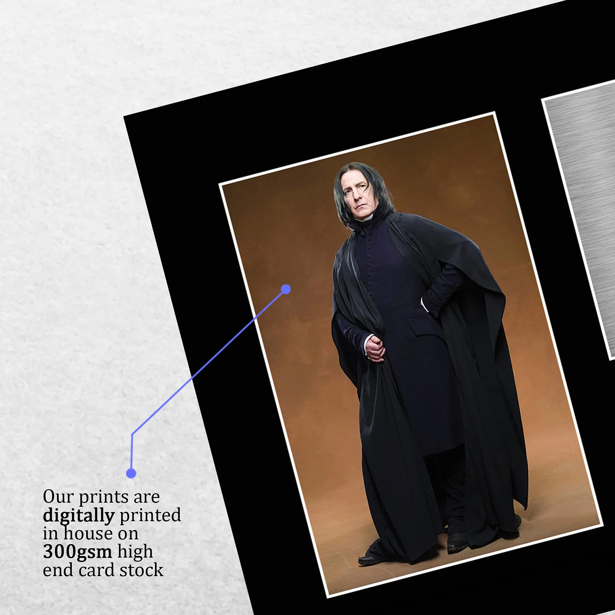 A4 Alan Rickman Severus Snape Harry Potter prezent podpisany autografem