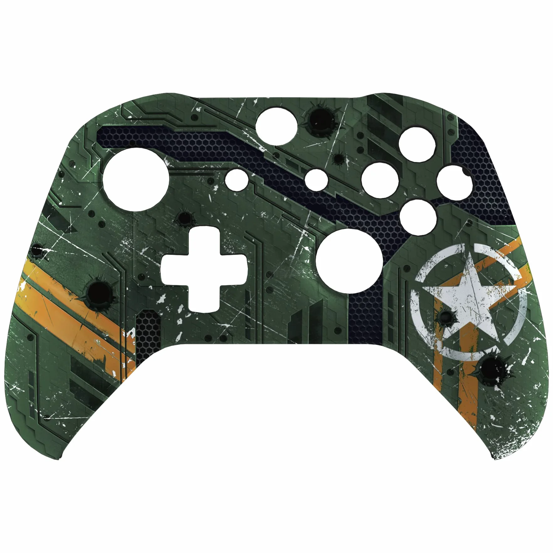 eXtremeRate Armie Miecza Przód Housing Shell Faceplate dla Xbox One S & dla Xbox One X Controller Model 1708 — Controller Nie Wchodzi W Skład Zestawu