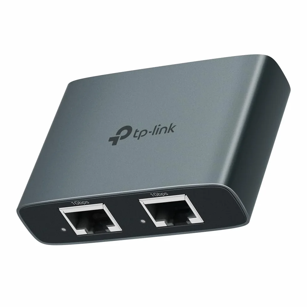 TP-Link EH310 Gigabitowy rozdzielacz Ethernet, 1 do 3 Gigabit Speed 1000 Mb/s, kompatybilny z kablami Ethernet Cat 8/7/6/5e/5, obudową ze stopu aluminium, Plug&Play