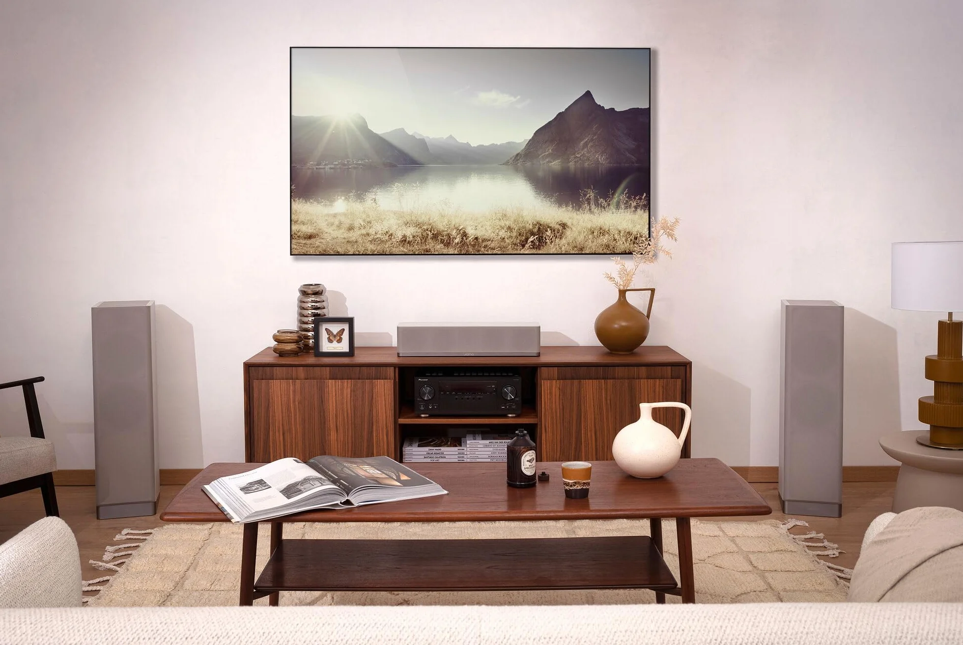 Jamo S7-27FA Pair of Floor SPEAKERS DOLBY ATMOS Grey Cloud Para głośników podłogowych z 17 cm głośnikami niskotonowymi i dźwiękiem Dolby Atmos szary
