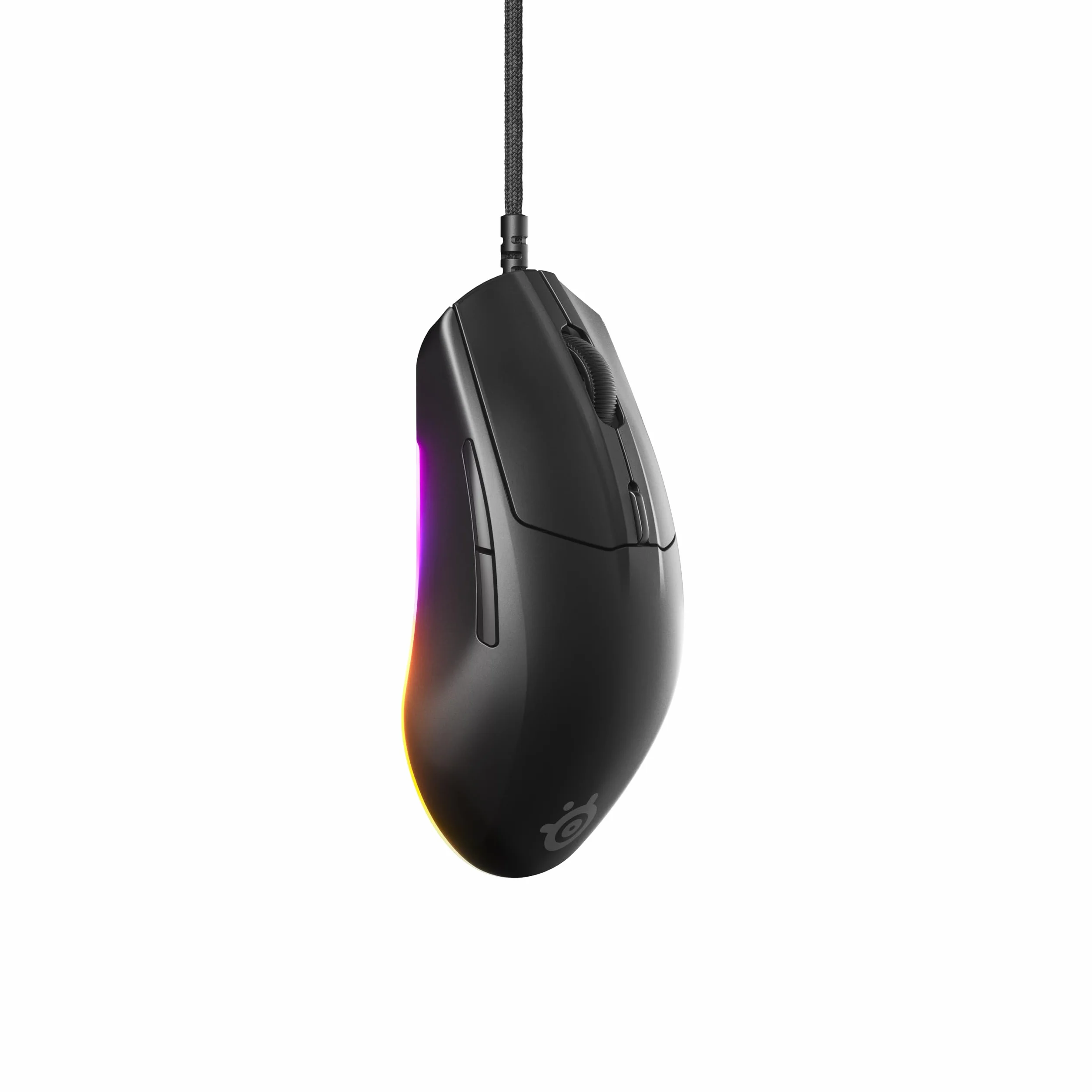 SteelSeries Rival 3 Gen 2 Mysz do Gier, Sensor Optyczny TrueMove Core 8500 DPI, 77g, PTFE, RGB, Czarna