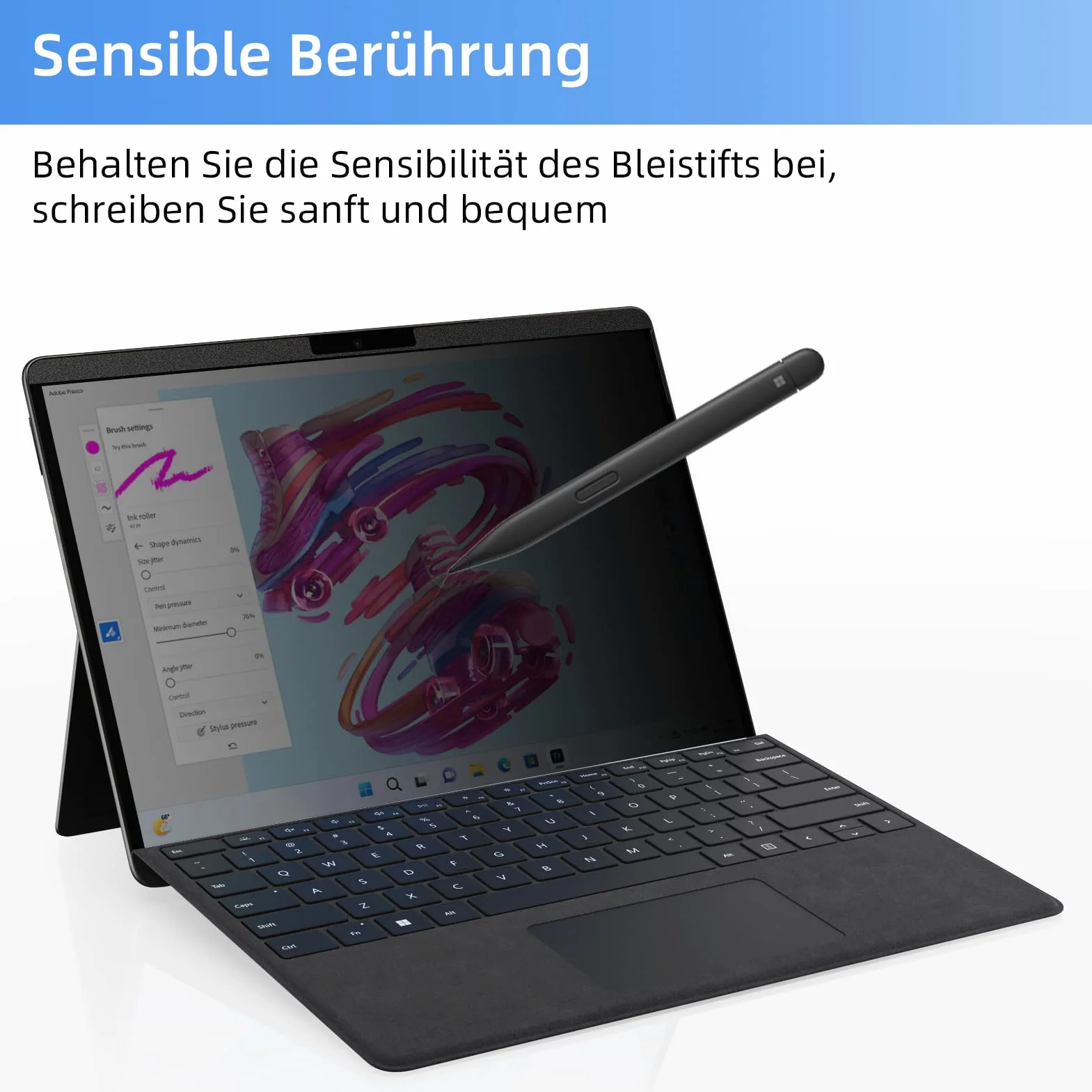 Mamol Magnetyczny filtr prywatyzujący do laptopów Microsoft Surface 13,5 cala Microsoft Surface 5/4/3/2/1, zdejmowana folia chroniąca prywatność, ochrona przed światłem niebieskim, folia maskująca do