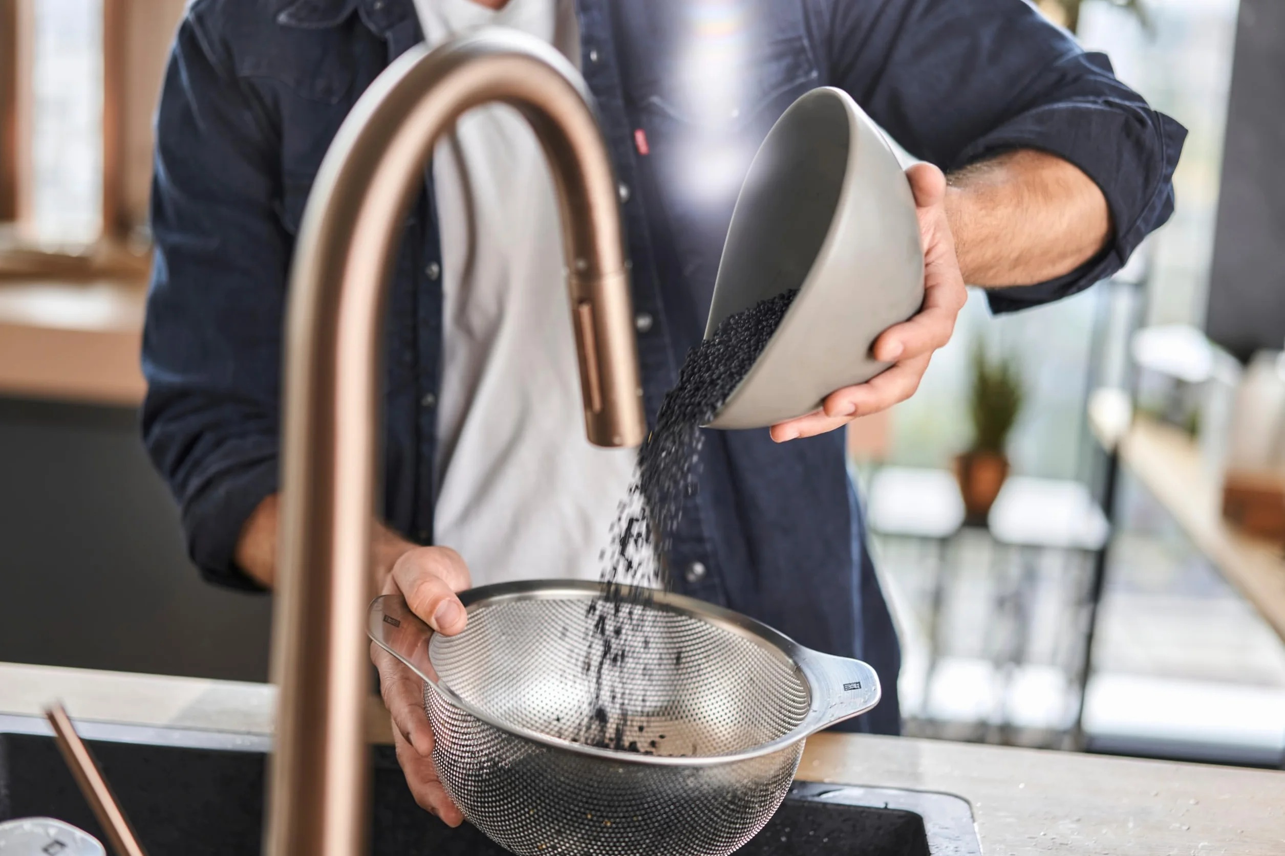 ZWILLING Table Sitko Kuchenne ze stali nierdzewnej z 2 uchwytami, 24 cm, nadaje się do mycia w zmywarce, nierdzewne, srebrne