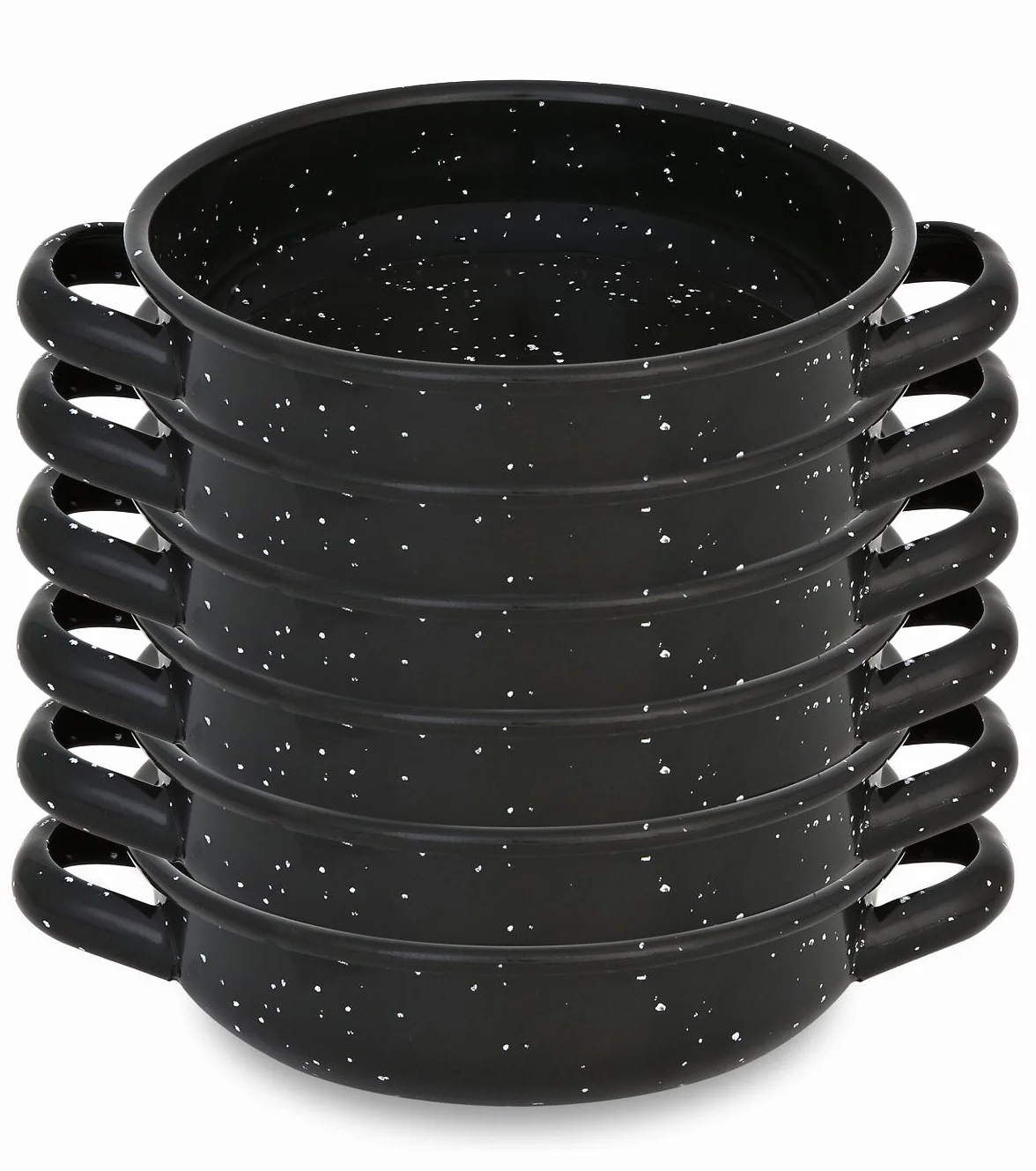 Menax - Patelnia do Paelli na Przystawki - Patelnia do Paelli - Stal Stopowa - Zestaw 6 Sztuk - 18 cm