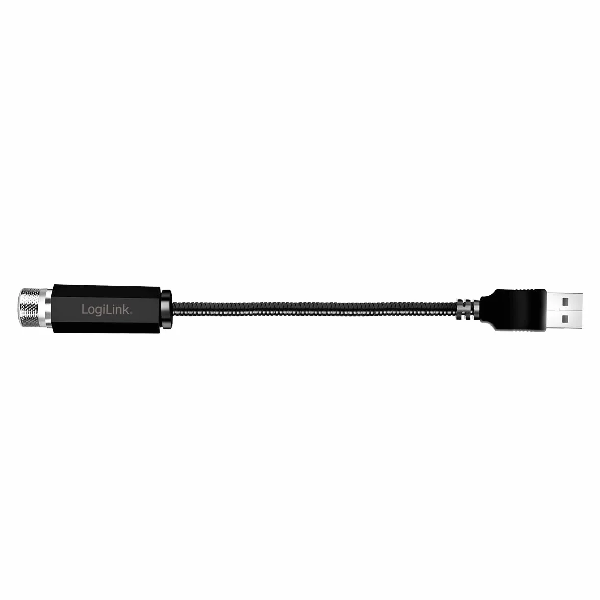 LogiLink LED016 – USB-A LED światło gwiazdkowe z 6 wzorami świetlnymi i elastyczną szyjką