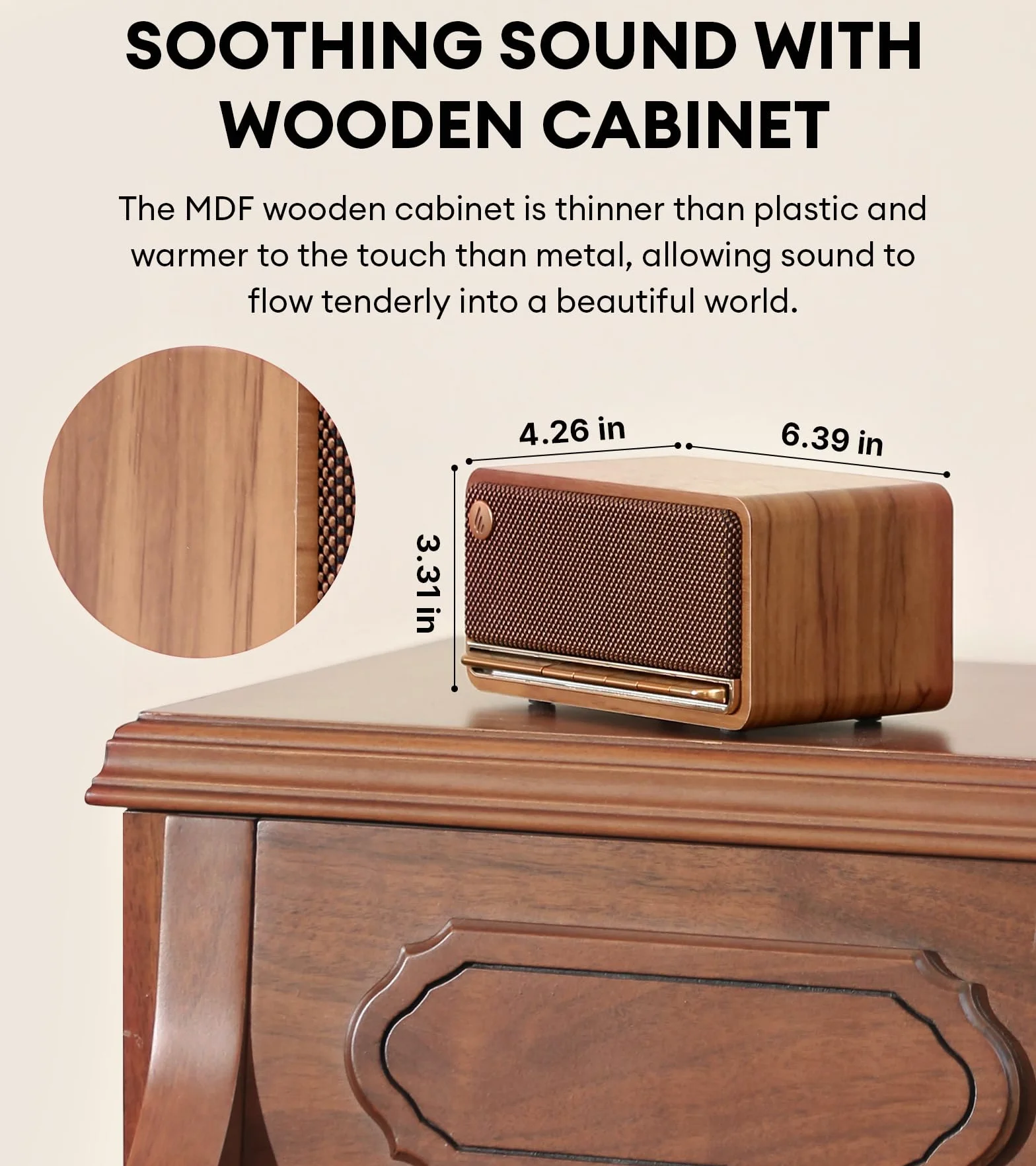 Edifier MP230 Bluetooth Głośnik przenośny, głośnik bezprzewodowy z dźwiękiem stereo do użytku domowego i podróży na zewnątrz, 9 godzin odtwarzania, obsługuje AUX, USB-C, kartę TF, 20W RMS