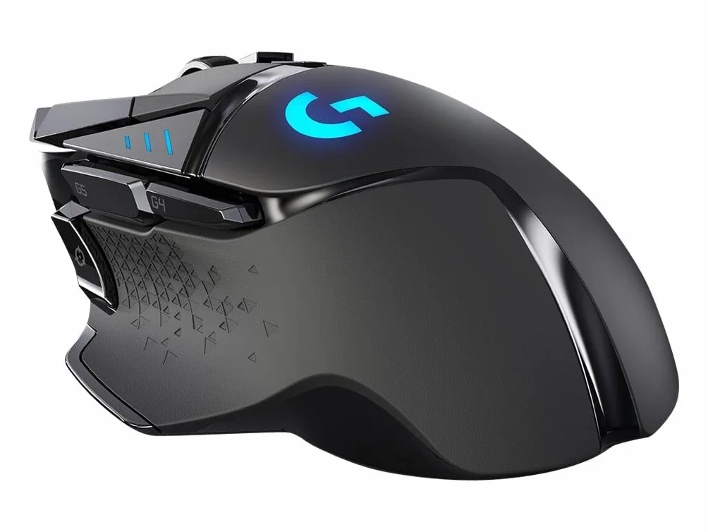 Logitech G G502 LIGHTSPEED Bezprzewodowa mysz gamingowa, HERO 25K, 25600 DPI, 11 przycisków, czarna