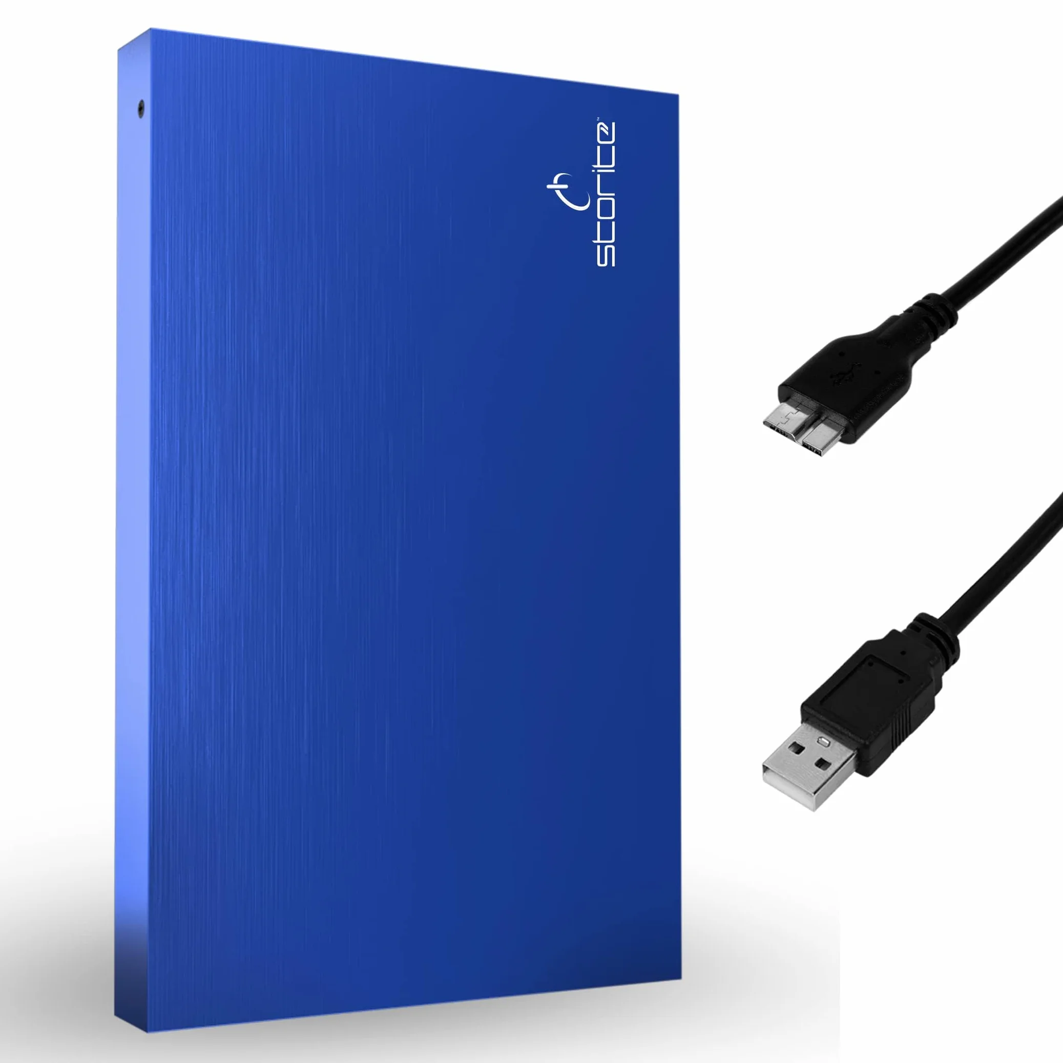 Storite Ultra cienki przenośny zewnętrzny dysk twardy, 6.3 cm, 120 GB, pamięć zapasowa HDD, szybki transfer danych, kompatybilny z komputerami PC, Mac, Windows, konsolą do gier, laptopem i komputerem
