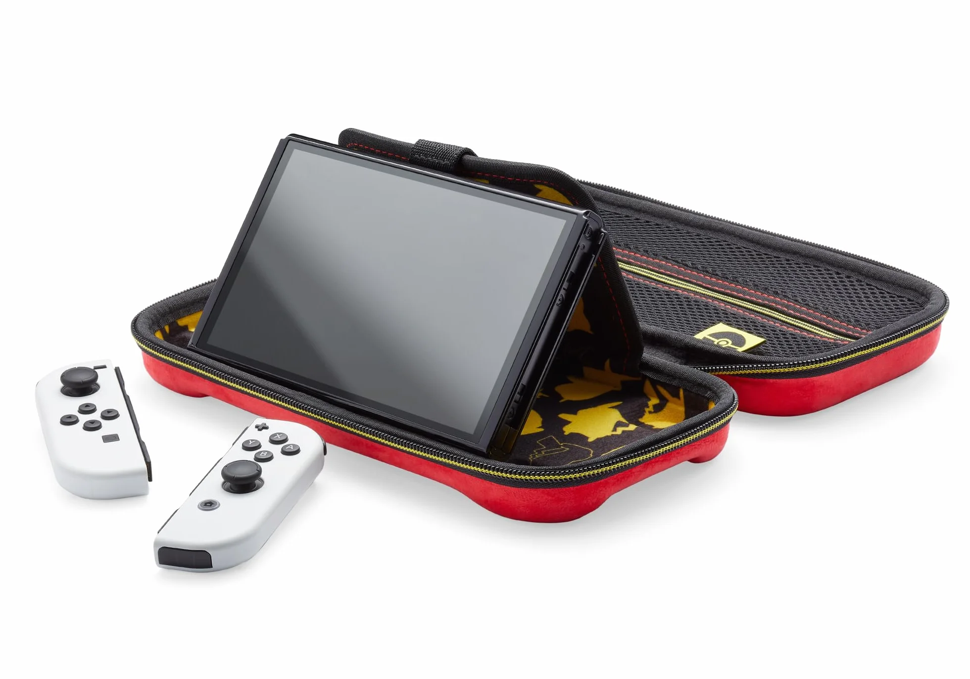Ochronny pokrowiec PowerA Travel Pro do konsoli Nintendo Switch model OLED - Skok Pikachu, obudowa, pokrowiec na konsolę, akcesoria, pojemnik, oficjalnie licencjonowane