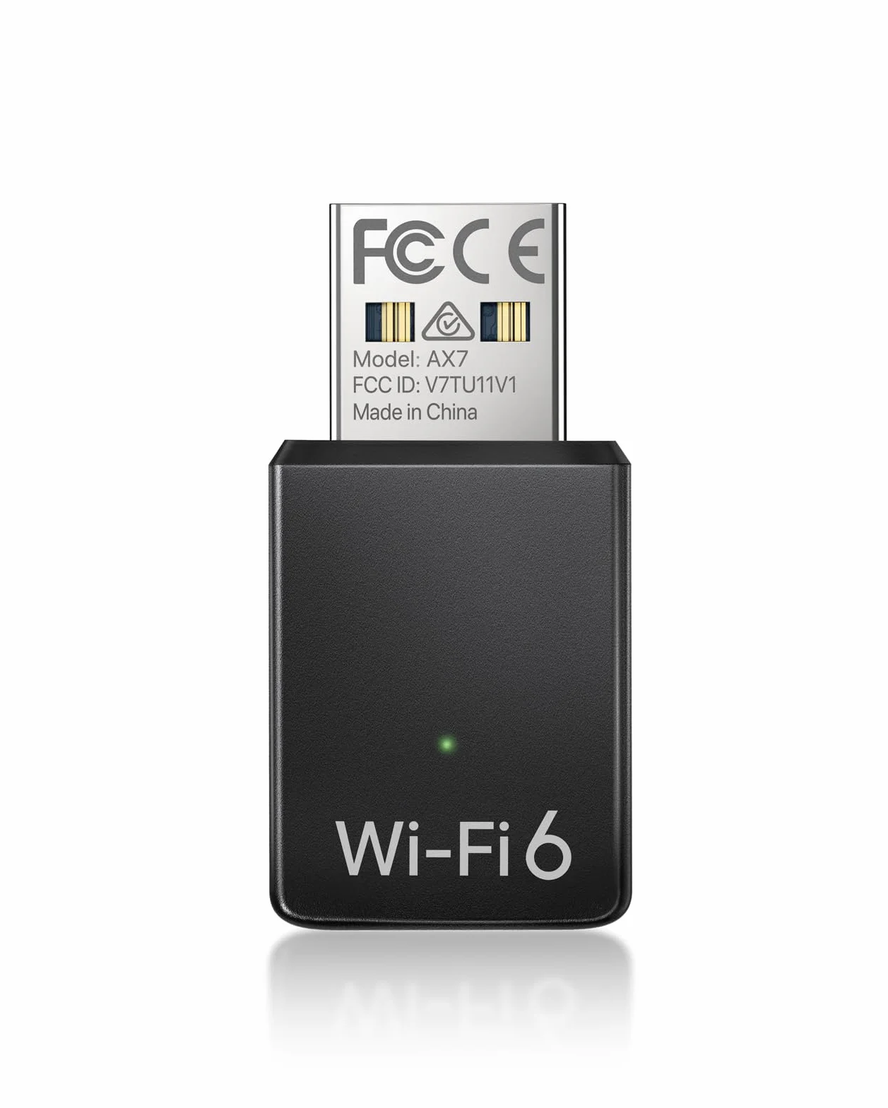 BrosTrend AX900 Mini USB WiFi Adapter WiFi 6, Dwuzakresowy 600 Mb/s 5 GHz + 286 Mb/s 2,4 GHz, USB WiFi Adapter do komputera stacjonarnego laptopa, adapter USB WiFi kompatybilny z Windows