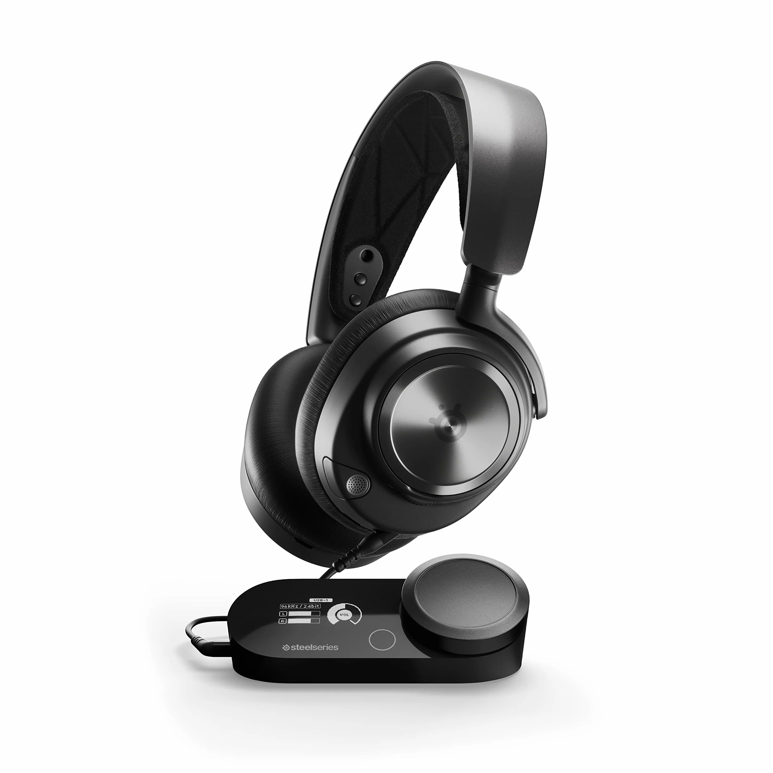 SteelSeries Arctis Nova Pro wielosystemowy zestaw słuchawkowy do gier, GameDAC Gen 2, ESS Sabre Quad-DAC, dźwięk przestrzenny 360°