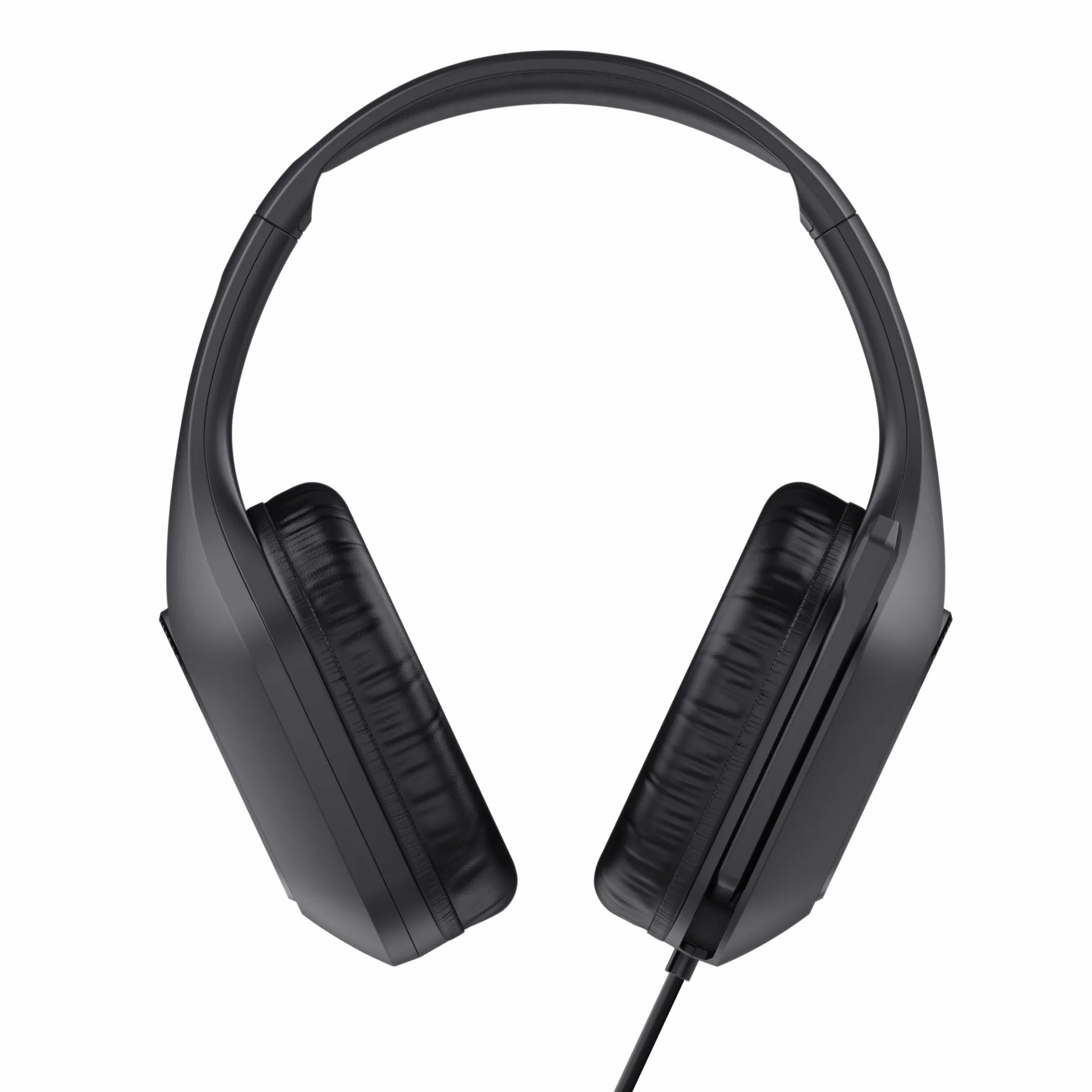 Trust GXT 419 Rayne Lekkie Słuchawki Gamingowe do PC/Konsoli, Podświetlenie LED na USB, Jack Audio 3.5mm, Przetworniki 50mm, Odchylany Mikrofon, Headset Przewodowy do Komputera, Czarny