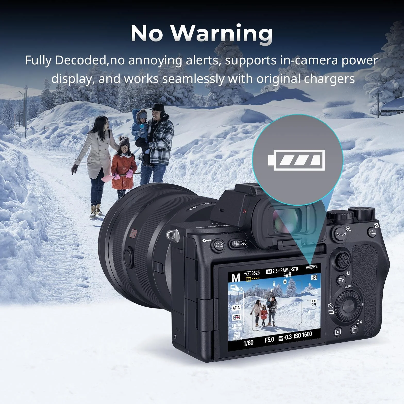SMALLRIG Akumulator LP-E6P, 2520 mAh, zamienny akumulator USB-C do Canon EOS R5 Mark II, R6 Mark II R5, R6, R7, 5D Mark II, 5D Mark IV, 60D, 70D, 80D, 90D, szybkie ładowanie do 2,5 godziny-5407