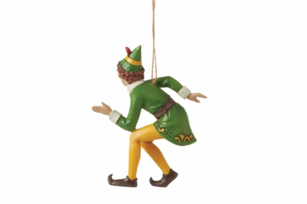 Jim Shore Buddy Elf Crouching Ho wisząca ozdoba
