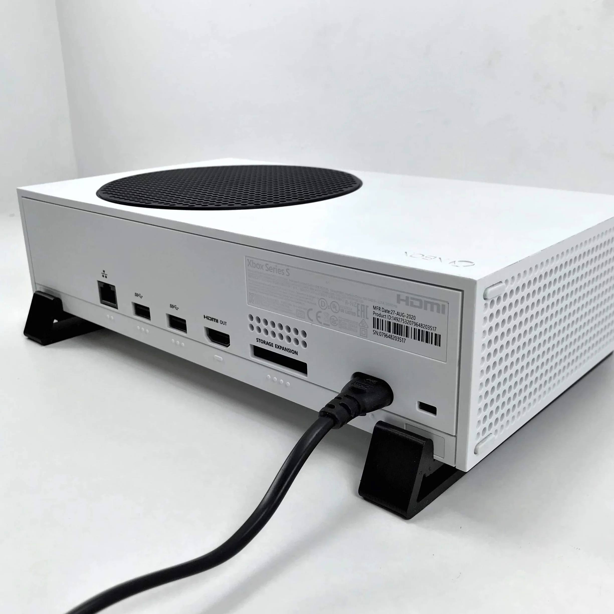 3D Cabin Xbox Series S stojak do chłodzenia poziomy uchwyt biały