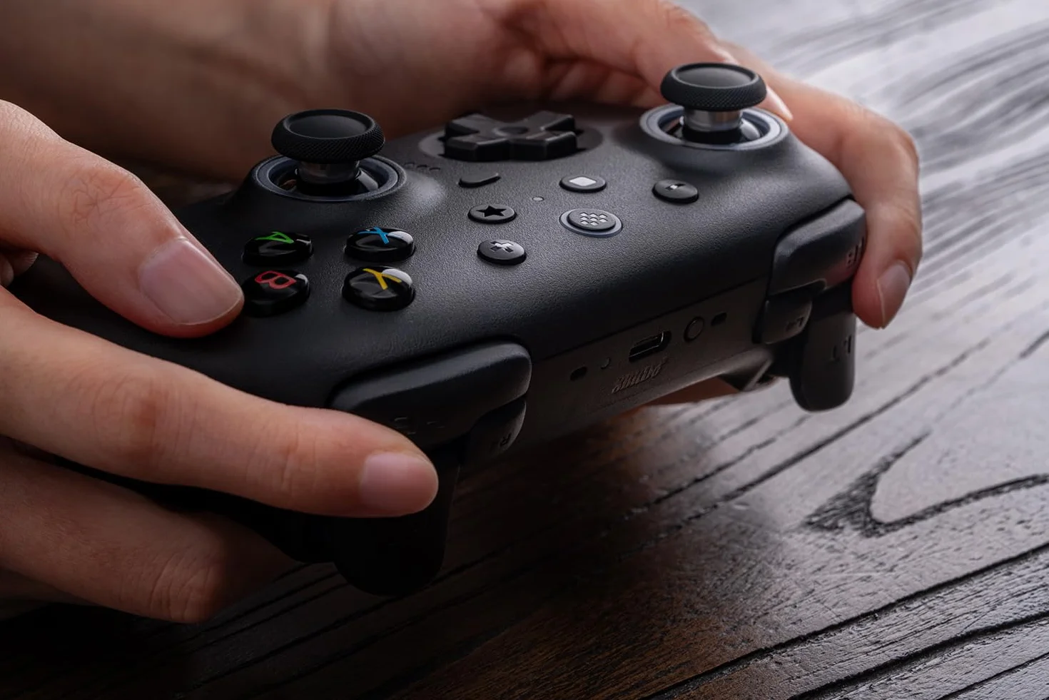 8BitDo Ultimate 2 Wireless Controller for Windows PC, Apple, Steam & Android, Gaming Controller with TMR Joysticks, Hall/Tactile Triggers, Motion Control, RGB Fire Ring, 1000Hz Polling Rate, Black