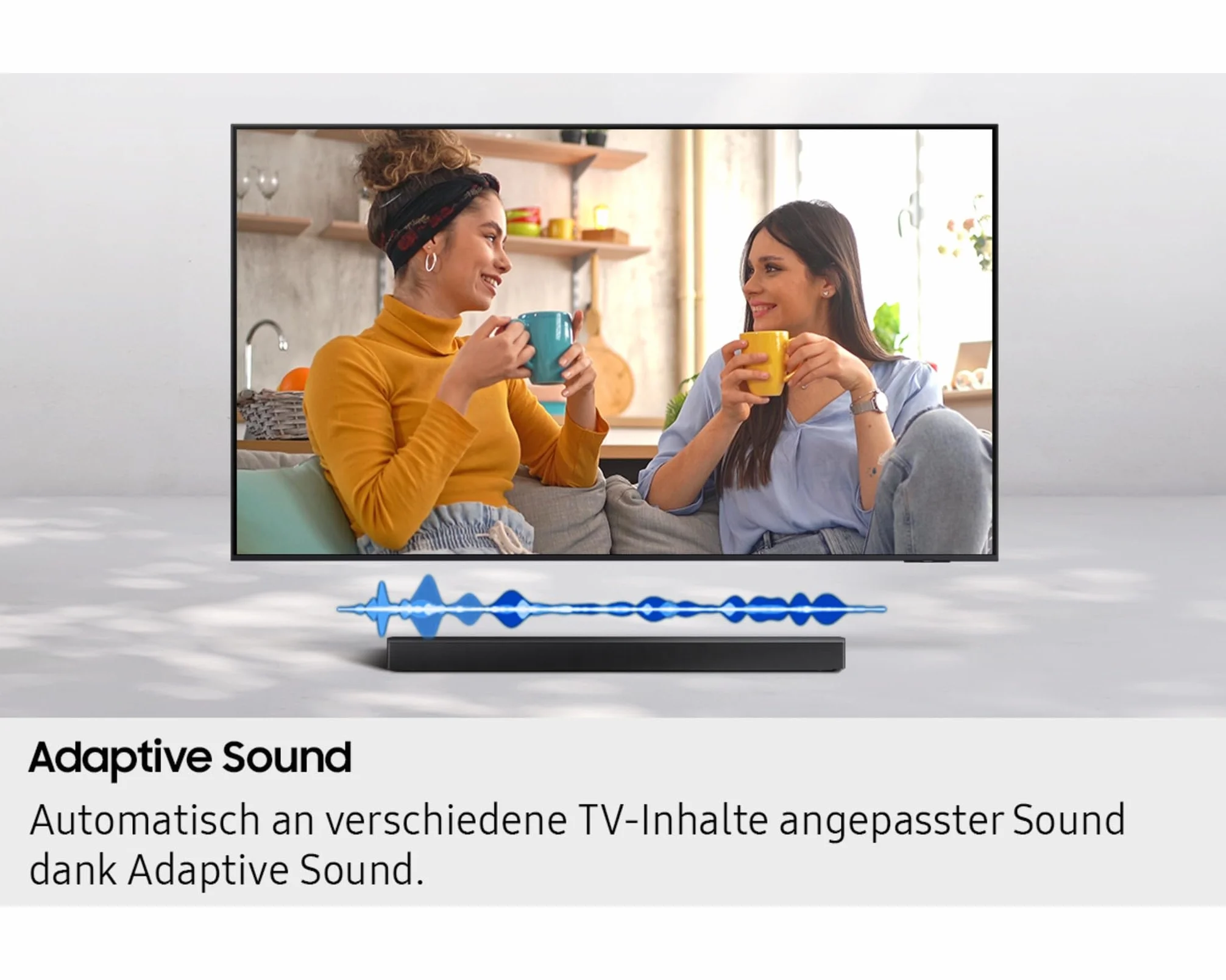 Samsung HW-B650F 3.1-kanałowy soundbar do telewizora, bezprzewodowy subwoofer, Dolby Atmos i DTS Virtual:X, Q-Symphony and Adaptive Sound