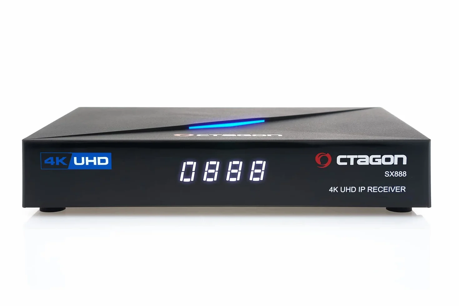 Octagon SX888 V2 (wersja 2) 4K UHD IP odbiornik H.265 z DualOS, 1 GB RAM 4 GB Flash Stalker IPTV Multistream czarny