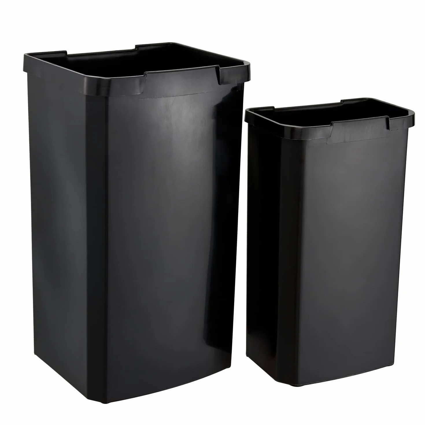 Keeeper Srebrny kosz na pedały Gunnar z 2 pojemnikami na śmieci, 7 l + 15 l