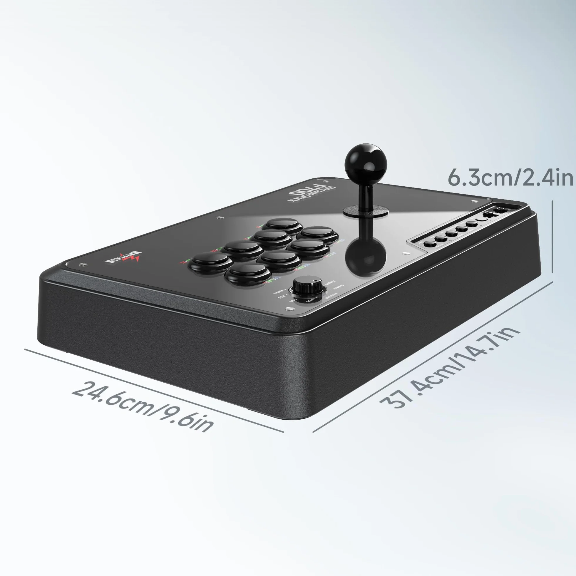 MAYFLASH Arcade Stick F700 for PS5, PS4, Switch, Windows, Apple, Android and more. Fight Stick Support Wireless Bluetooth, 2.4G Receiver and Wired Connection