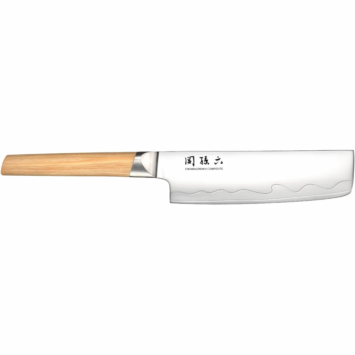 KAI Seki Magoroku Composite nóż Nakiri 16,5 cm stal nierdzewna VG 10 56 HRC