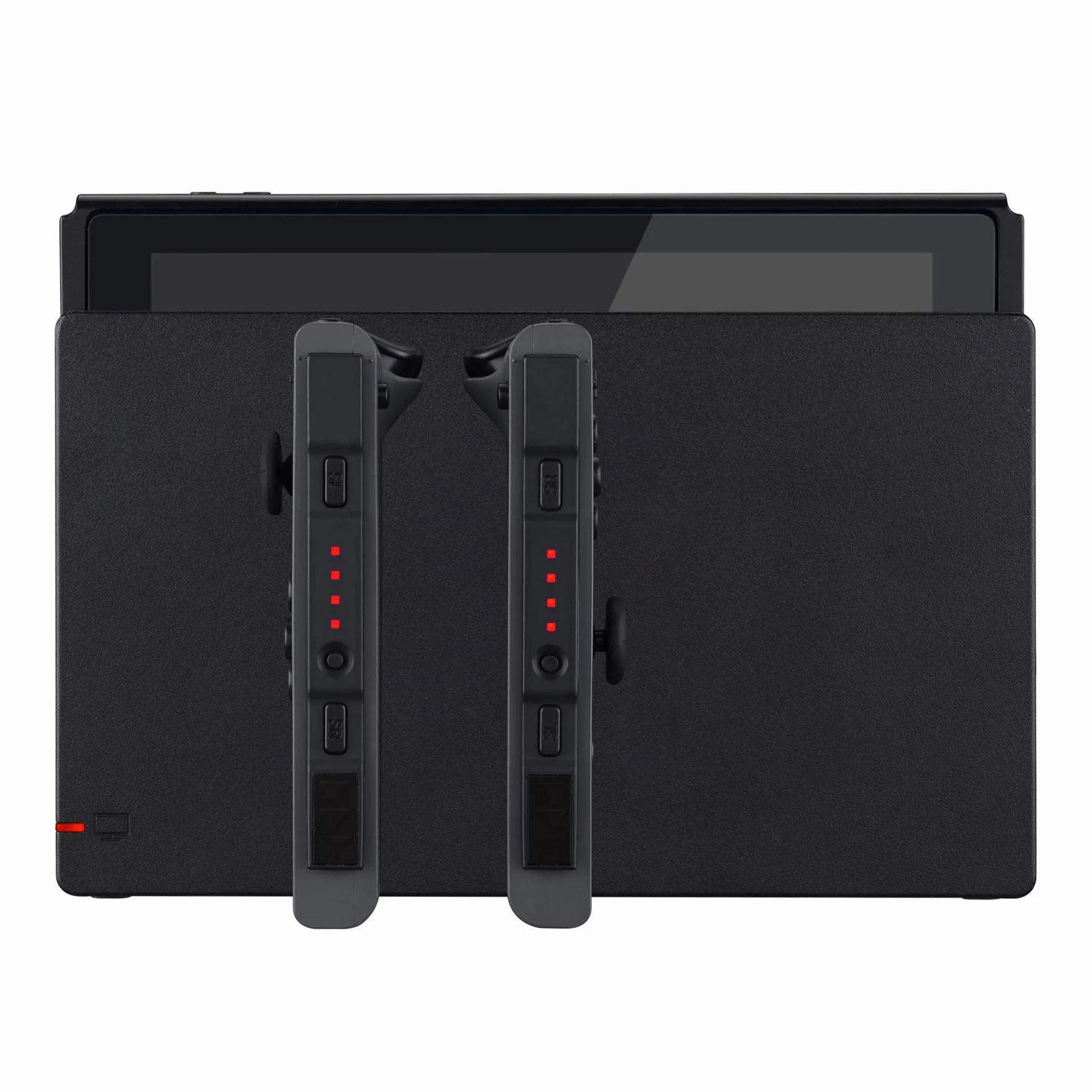 eXtremeRate Firefly LED Tuning Kit dla Nintendo Switch Joycons Dock NS Joycon SL SR Buttons Ribbon Flex Cable Indicate Power LED - Czerwony (Joycons Dock Nie Jest Dołączony)