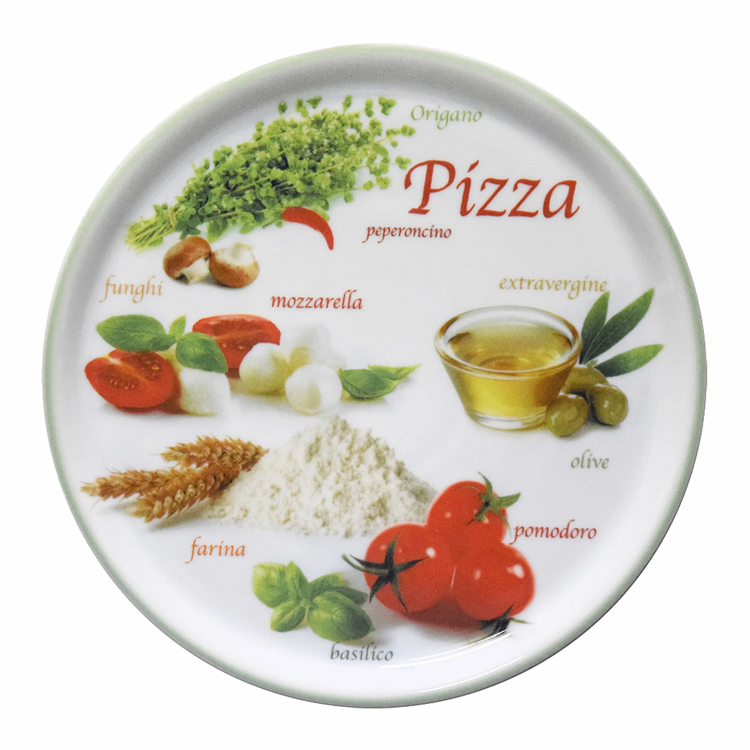 MamboCat Zestaw 6 talerzy do pizzy Napoli 32 cm białe porcelanowe