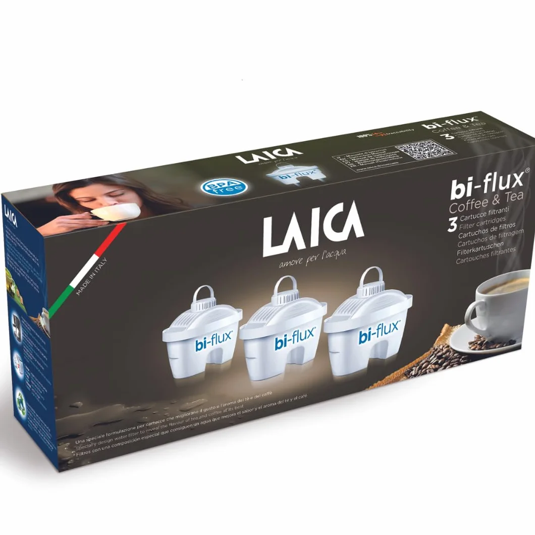 LAICA - l701752 wkład filtrujący Coffee & Tea tworzywo sztuczne biały 286 x 128 x 62 cm, 3 sztuki