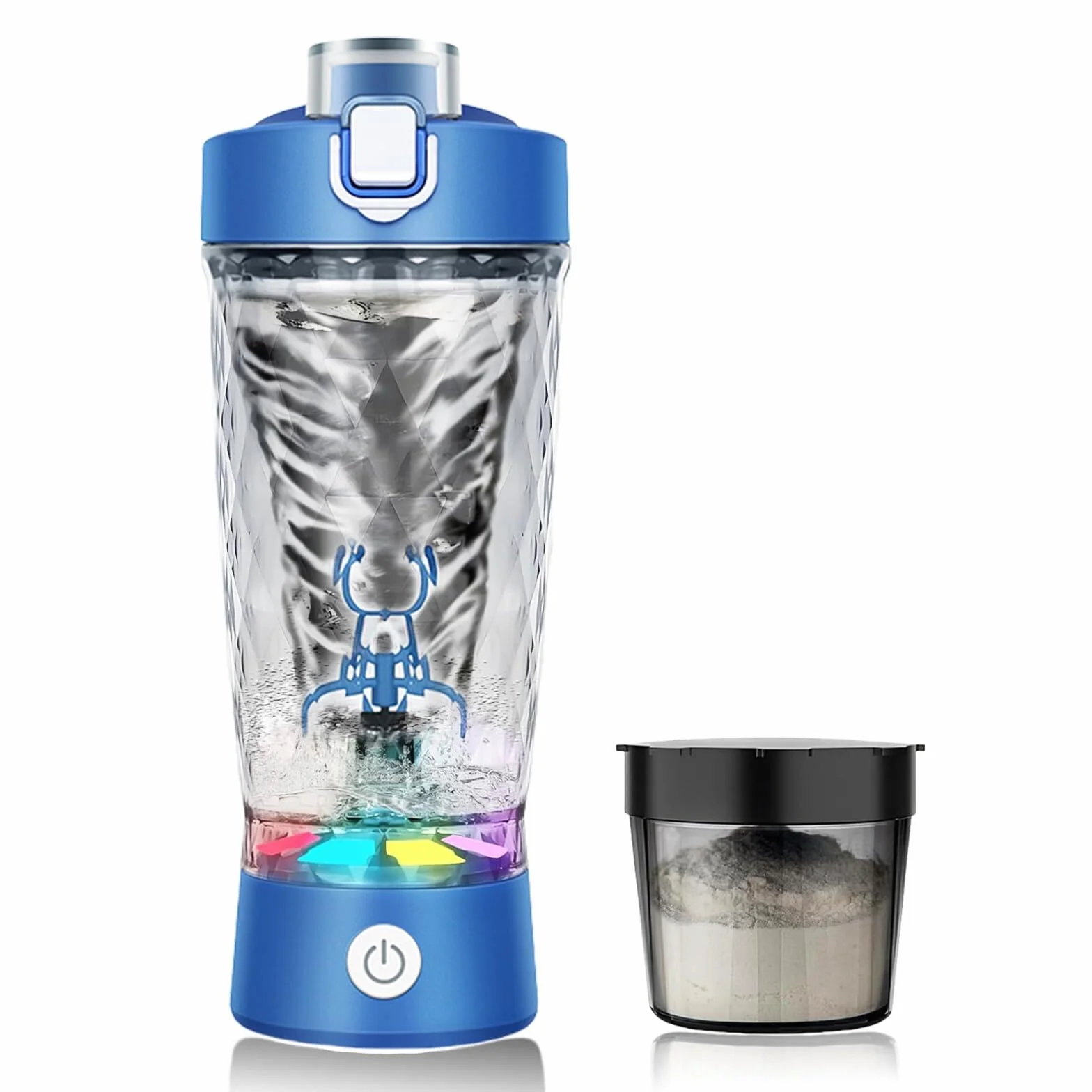 flintronic Elektryczny shaker do białek 650 ml USB C automatyczny mikser