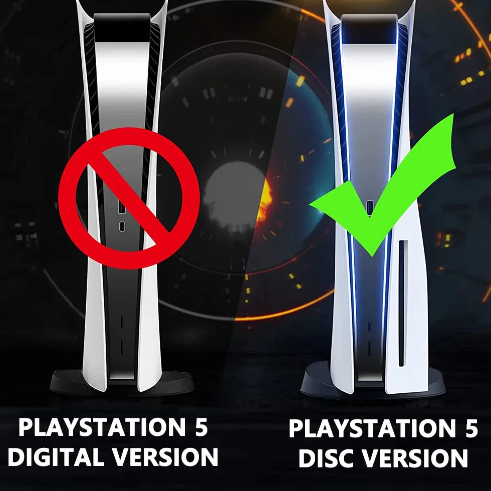 Miimall Etui na konsolę Sony Playstation 5, wytrzymałe, galwanizowane tworzywo ABS, do PS5 Disc Edition, odporne na wstrząsy, odporne na zarysowania, wymienne płyty boczne, akcesoria do konsoli PS5,