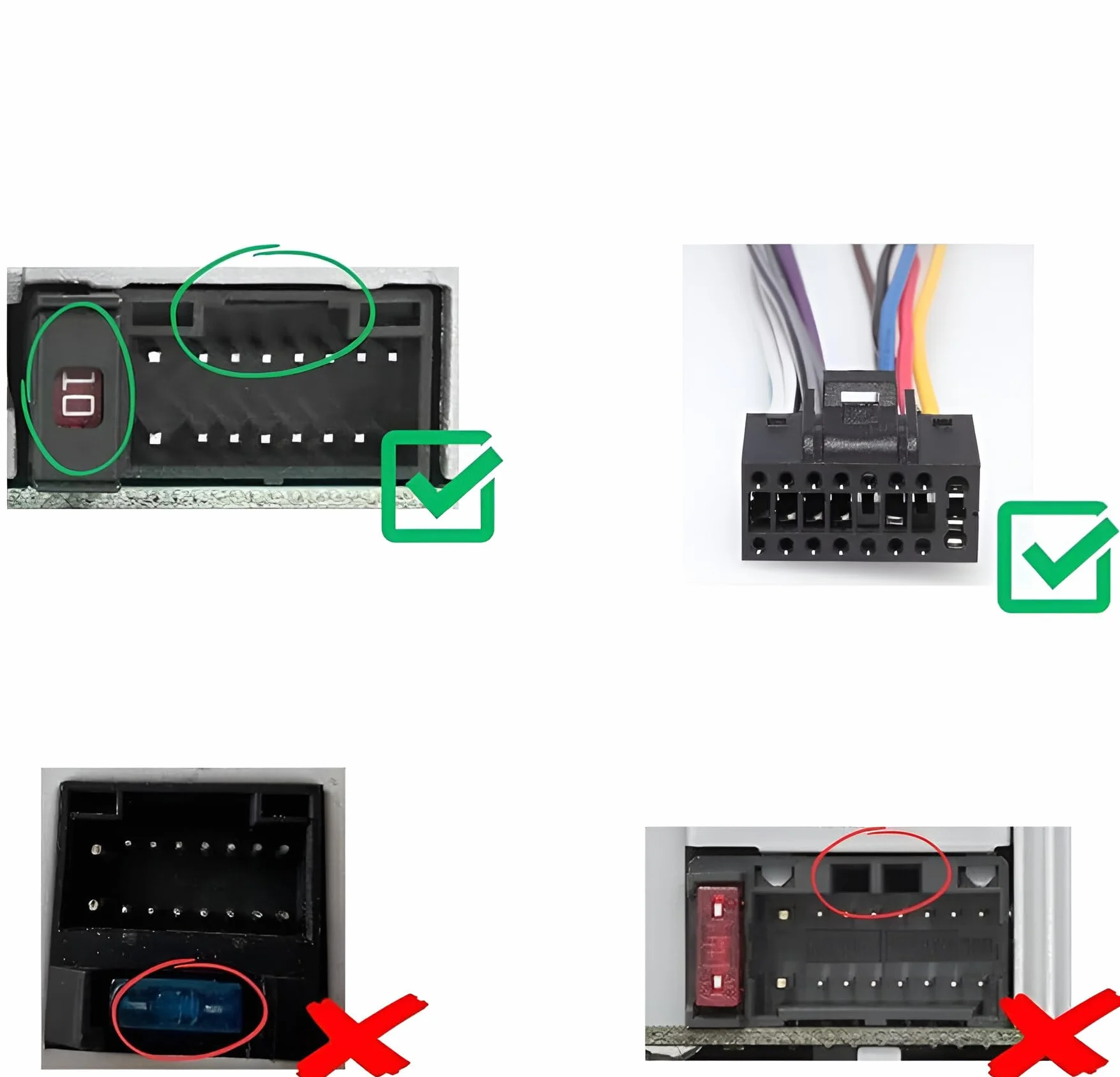 Sound Way ISO wiązka przewodów samochodowe stereo radio adapter adapter kabel kompatybilny z KENWOOD 16-pinowy
