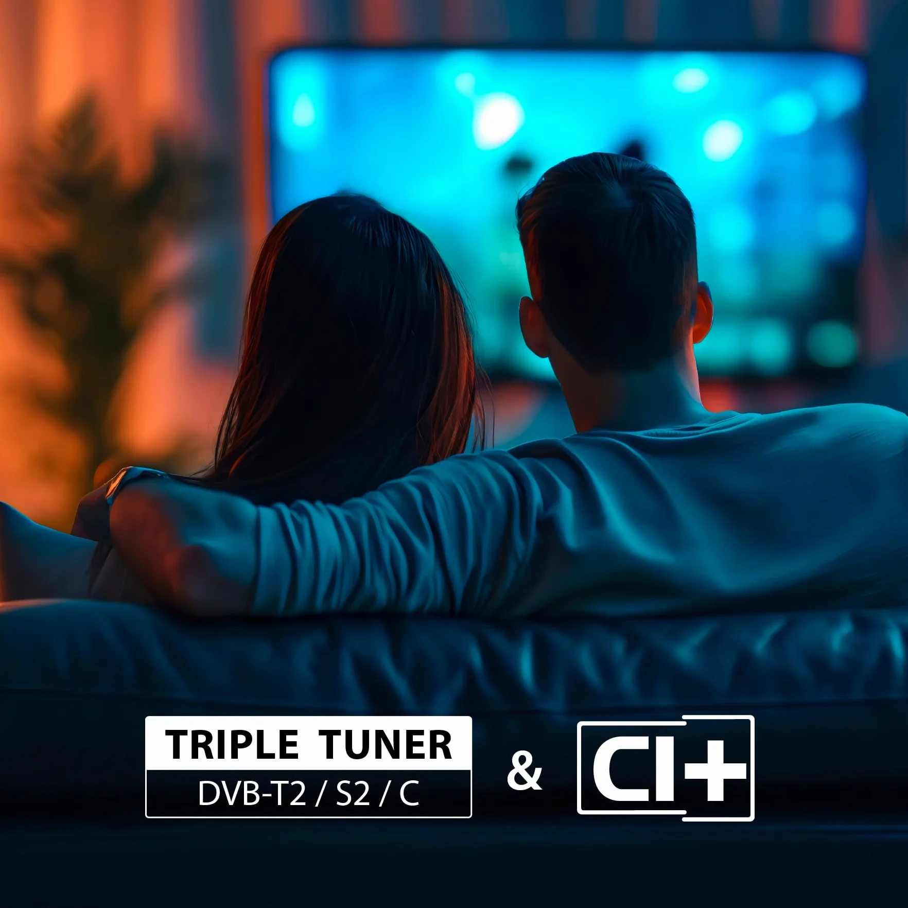 DYON Smart 32 VX 80 cm (32 cale) TV (HD Smart TV, potrójny tuner HD (DVB-C/-S2/-T2), App Store, Prime Video, Netflix, YouTube)