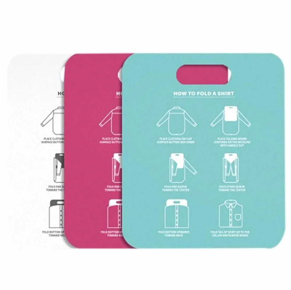 Cloth Fast Folder T-shirts Laundry Folder Organizer Fast Clothes Folding Board Laundry Fold Board for Home Storage
