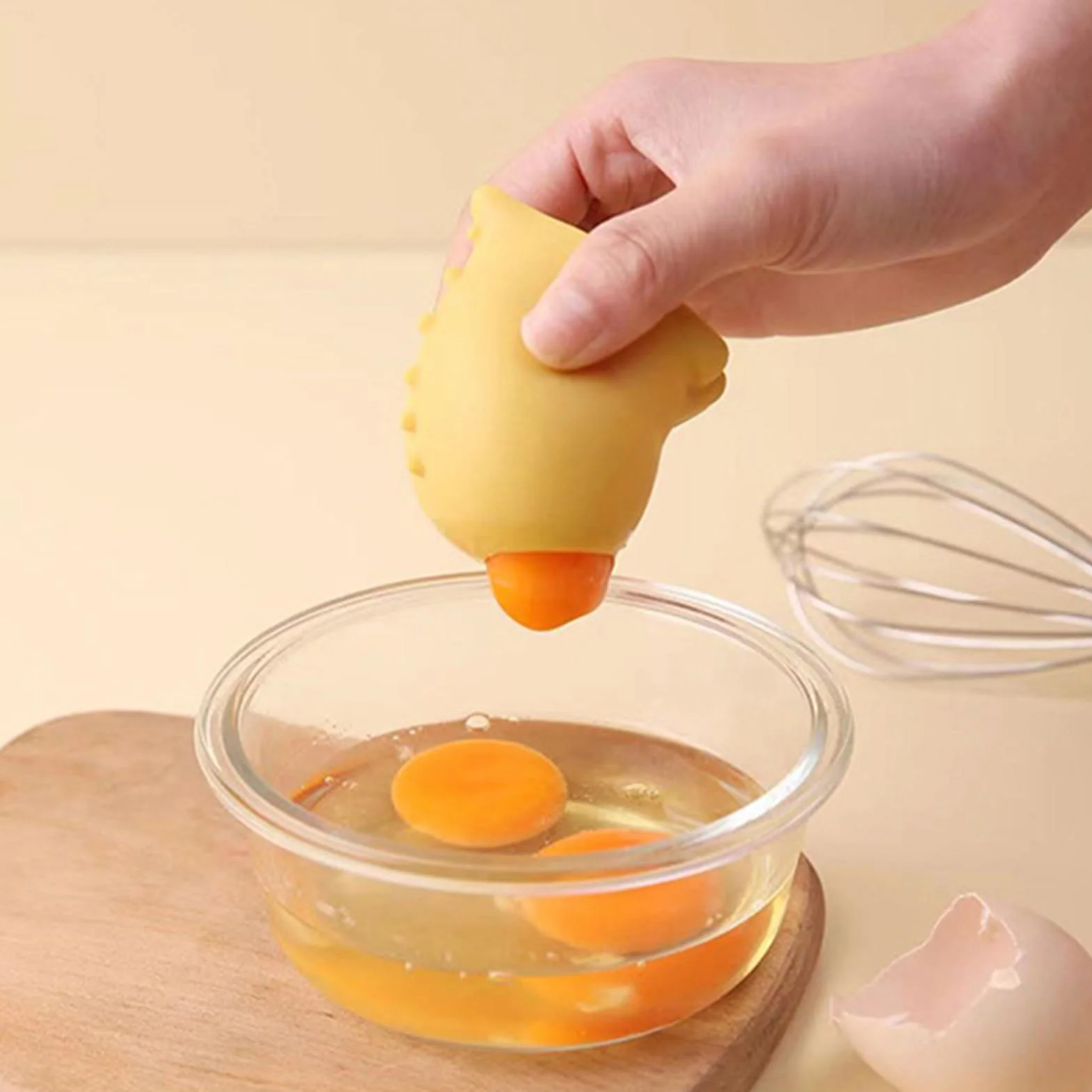 Silikonowy separator jajek do kuchni