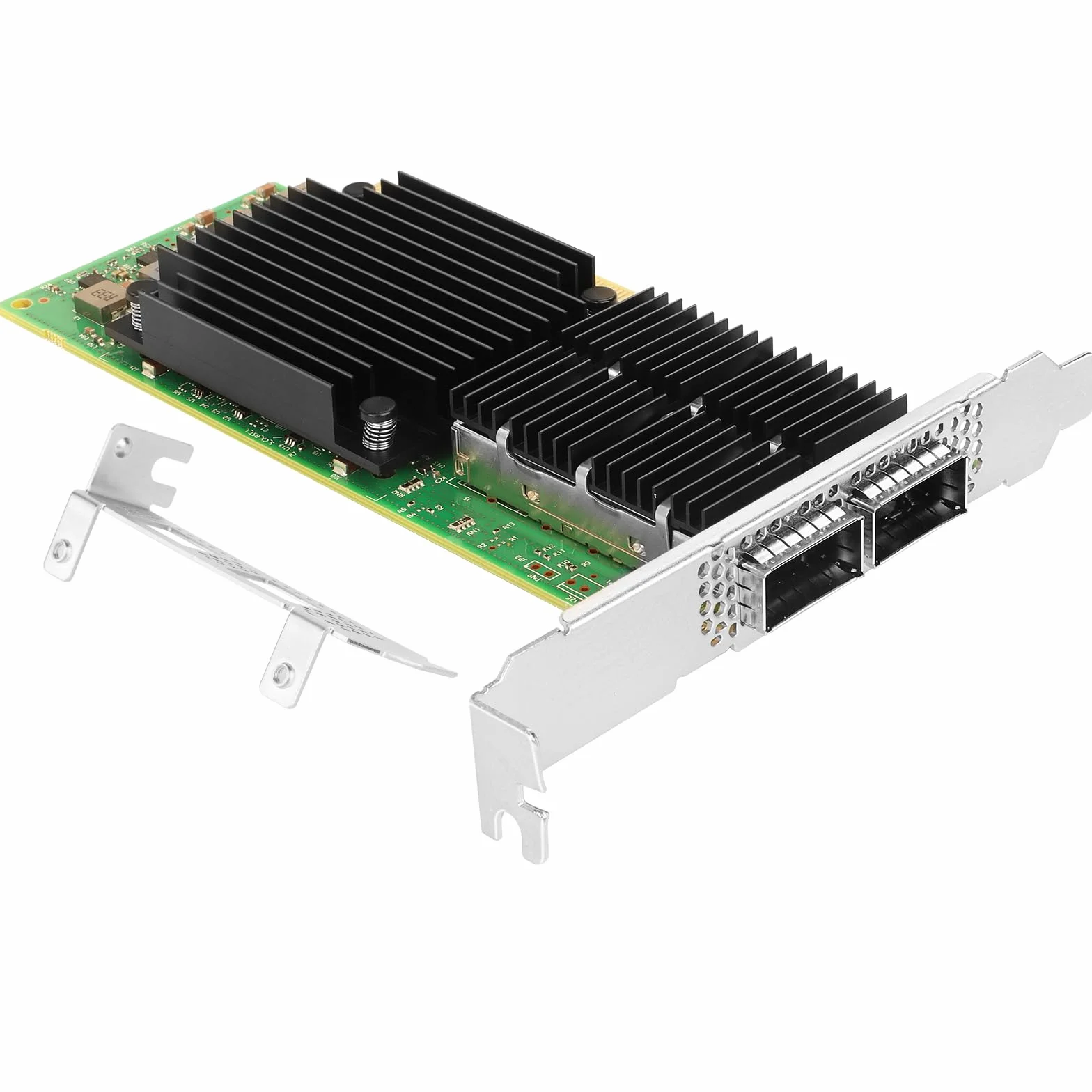 Karta sieciowa 100 GB do Mellanox MCX556A ConnectX-5 Chipset, VPI EDR InfiniBand 100 GbE Dual-Port QSFP28, PCIe4.0 x16 InfiniBand/Ethernet Adapter Card Support Windows Server/Linux/VMware