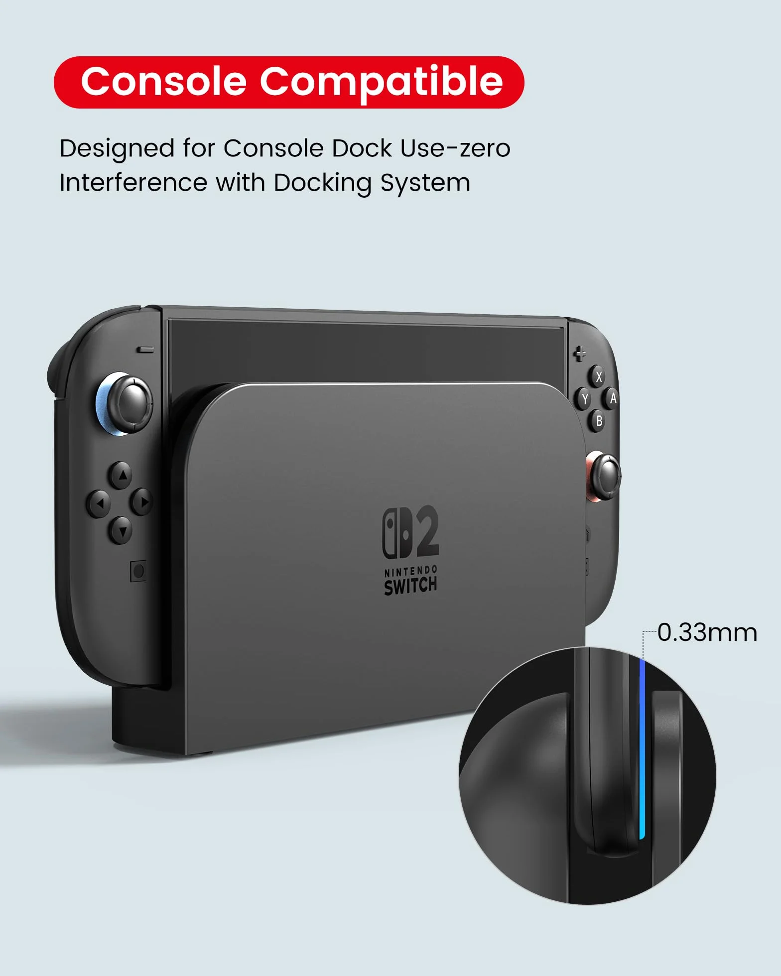 TRANSNOVO 2-pak ochraniaczy ekranu kompatybilnych z Nintendo Switch 2, przezroczyste szkło hartowane HD o twardości 9H, odporne na zarysowania i trwałe ochraniacze ekranu do Nintendo Switch 2