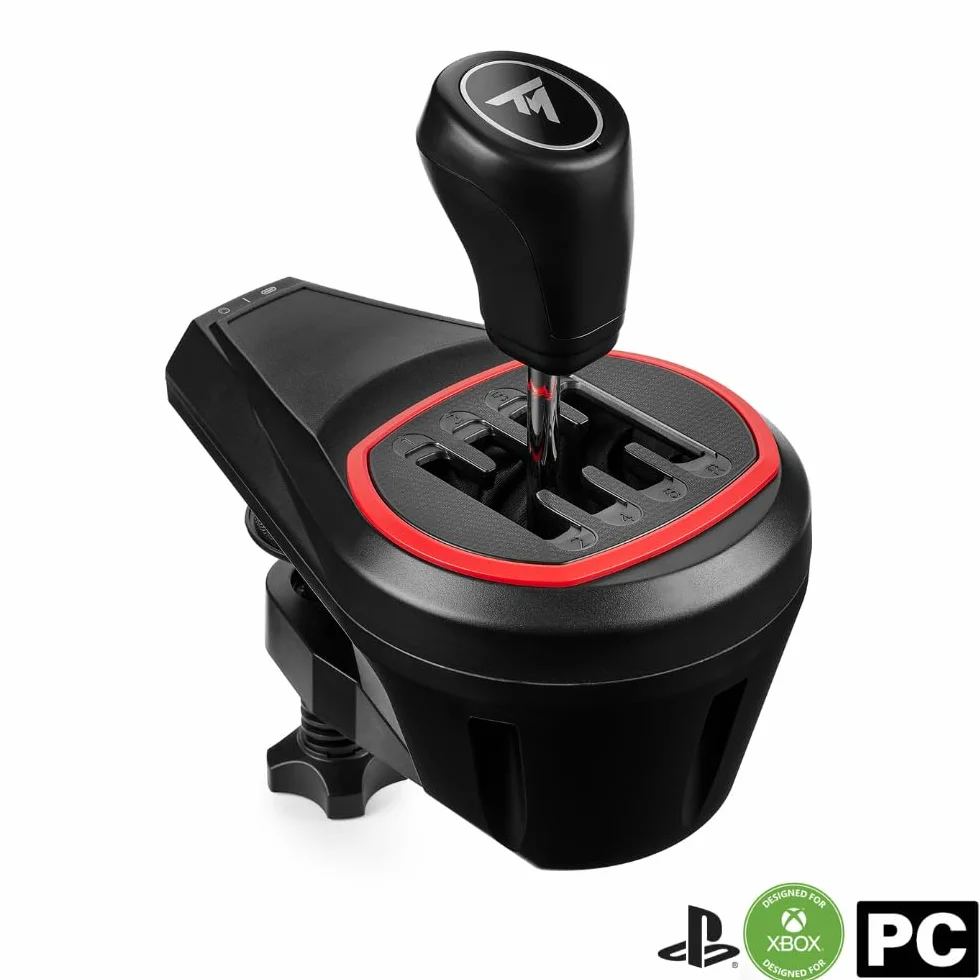 Thrustmaster TH8S Shifter - Precyzyjna, H-wzór dźwignia zmiany biegów do PC, PS4, PS5, PS5 Pro, Xbox One oraz Xbox Series X|S