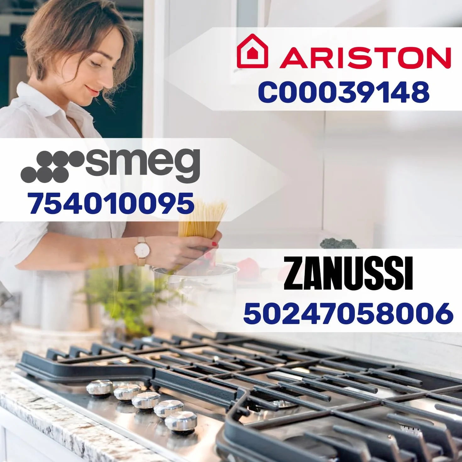 12 Sztuk Gumowe Nóżki do Płyty Grzewczej 9 mm x 10 mm C00039148 dla Ariston 754010095 dla Smeg 50247058006 dla Zanussi - Gwarancja 10 Lat - MONTERAL
