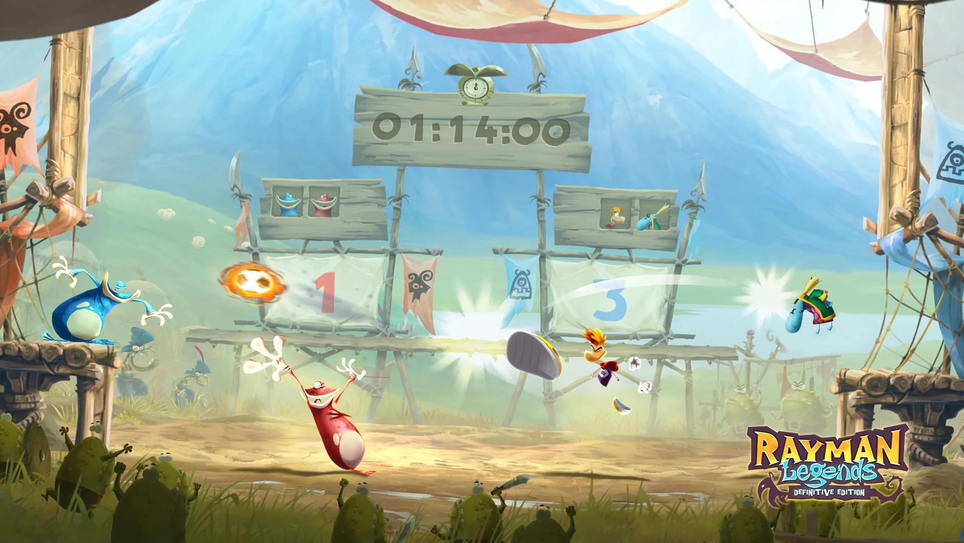 Ubisoft Code à télécharger - Rayman Legends - Definitive Edition Reissue Allemand, Anglais, Danois, Espagnol, Finland