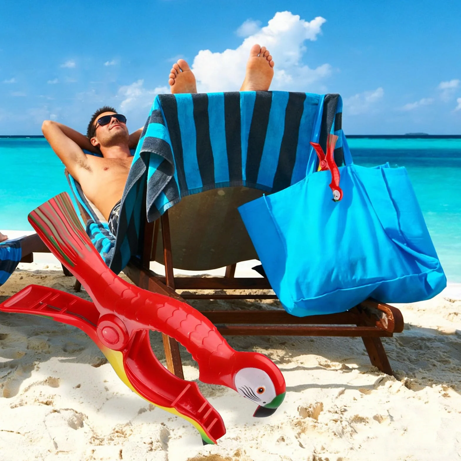 Klamerki do bielizny, duże klamerki do ręczników, plażowe, wiatroszczelne, z tworzywa sztucznego, klipsy do codziennego prania, ręczników plażowych, ręczników kąpielowych, pościeli i grubej odzieży,