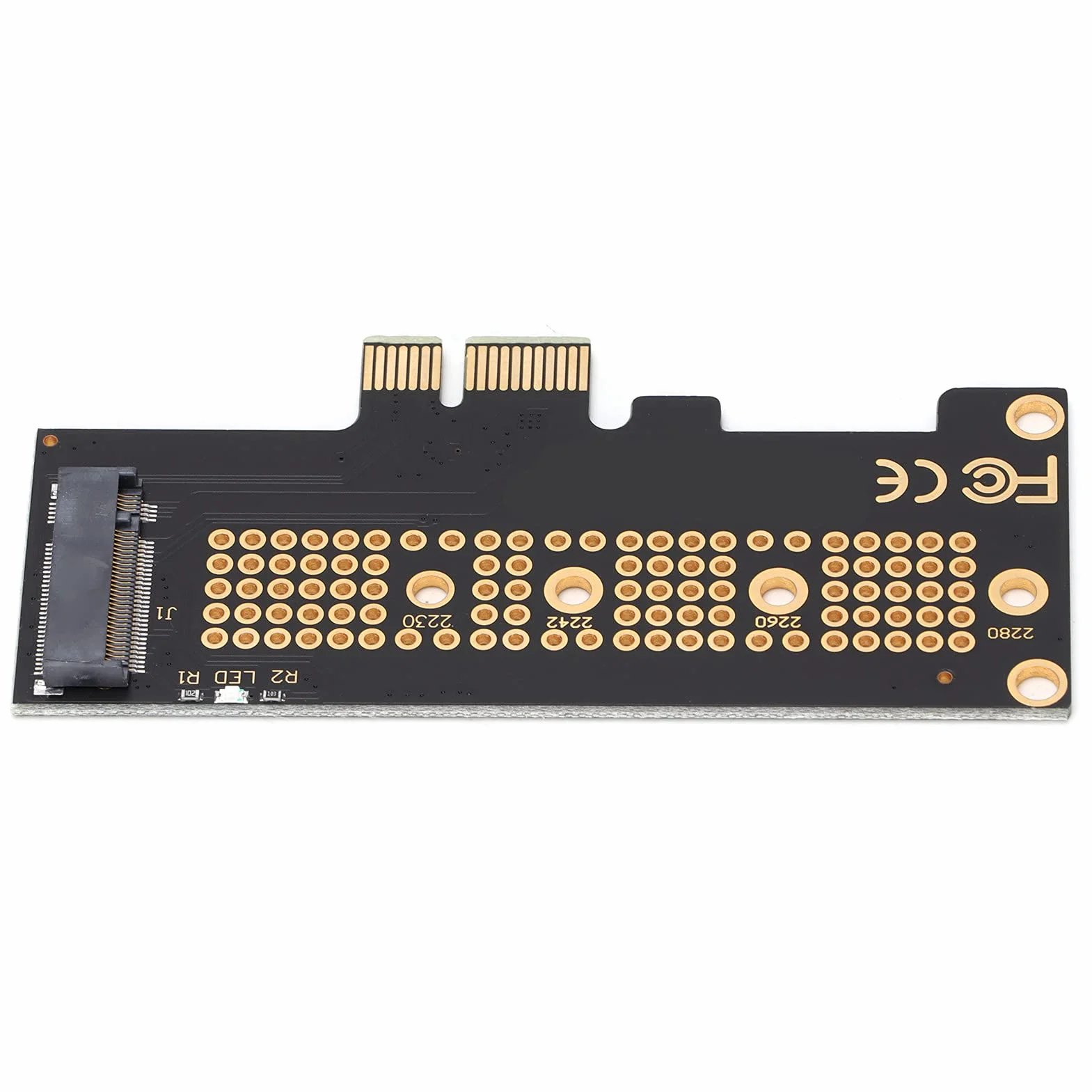 Konwerter Dysku Twardego PCIE X1/x4 na M.2 NGFF SSD Nvme, Karta Adaptera PCI Express do Dysku SSD 2230/2242/2260/2280 (PCIEx1)