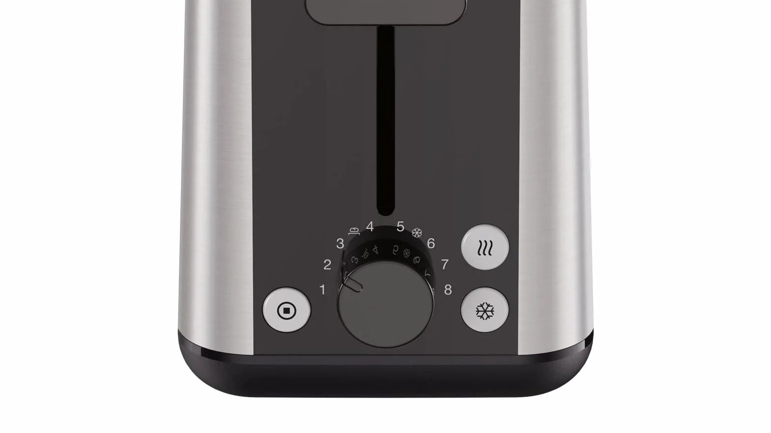 Braun Toster PurShine HT 1610 BK, 25 cm szczelina, 8 stopni opiekania, funkcja podgrzewania i rozmrażania, nasadka na bułki, taca na okruchy, 1030 W, czarny