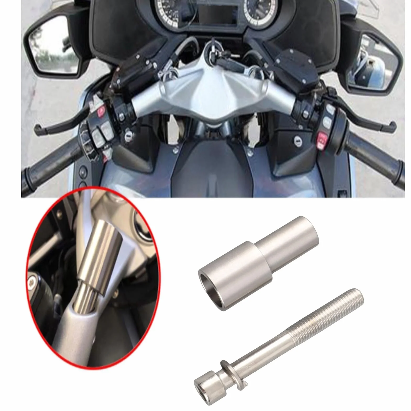 Uchwyt do Telefonu Motocyklowego Przedłużenie Kierownicy K1600gt/gtl/b 2014-2020 Zamiennik dla R1200RT/R1250RT 2014-2021