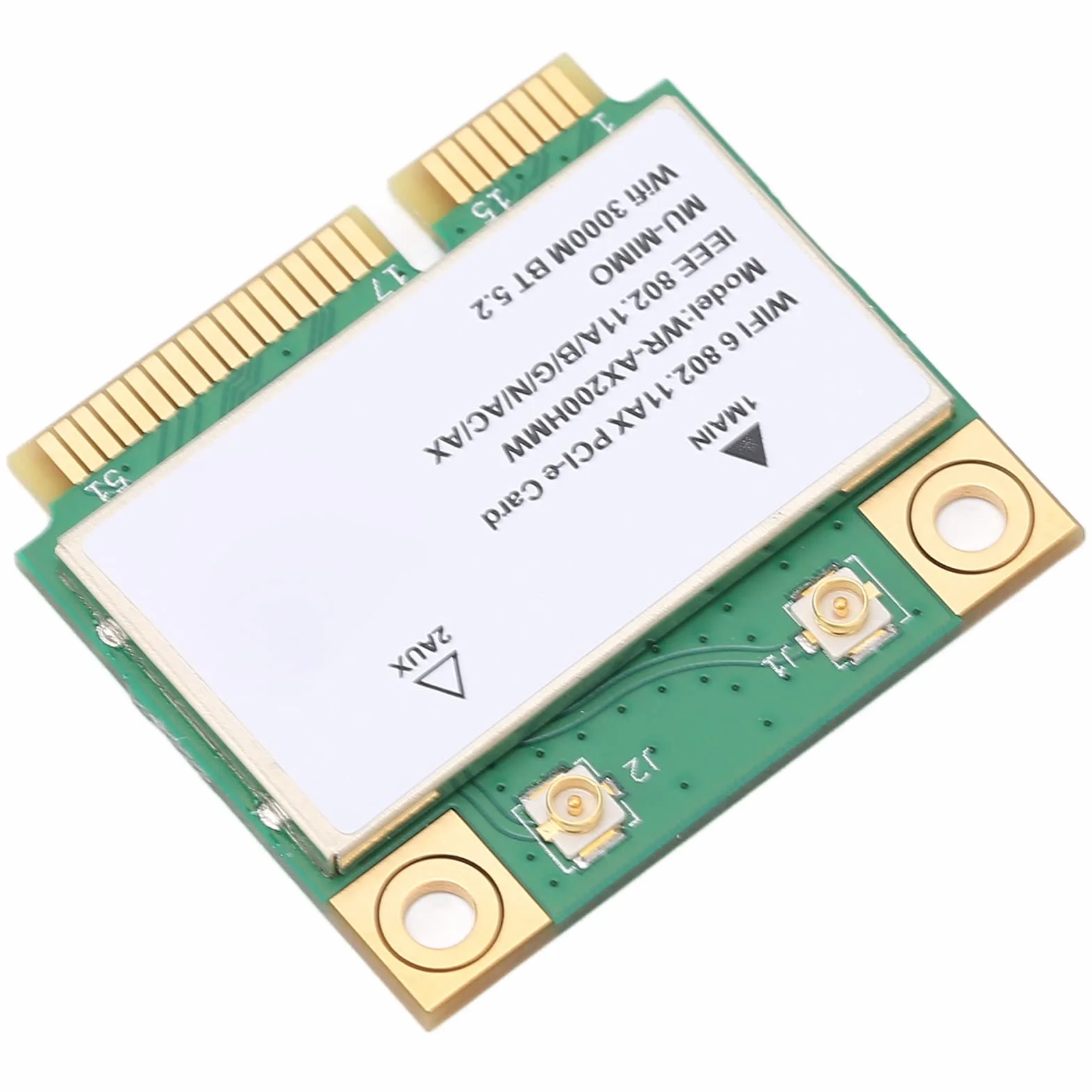 AX200HMW 2.4G/5G WiFi6 Bluetooth 5.2 Mini PCI-E Karta Bezprzewodowa 802.11 A/B/G/N/AC/AX do Laptopa
